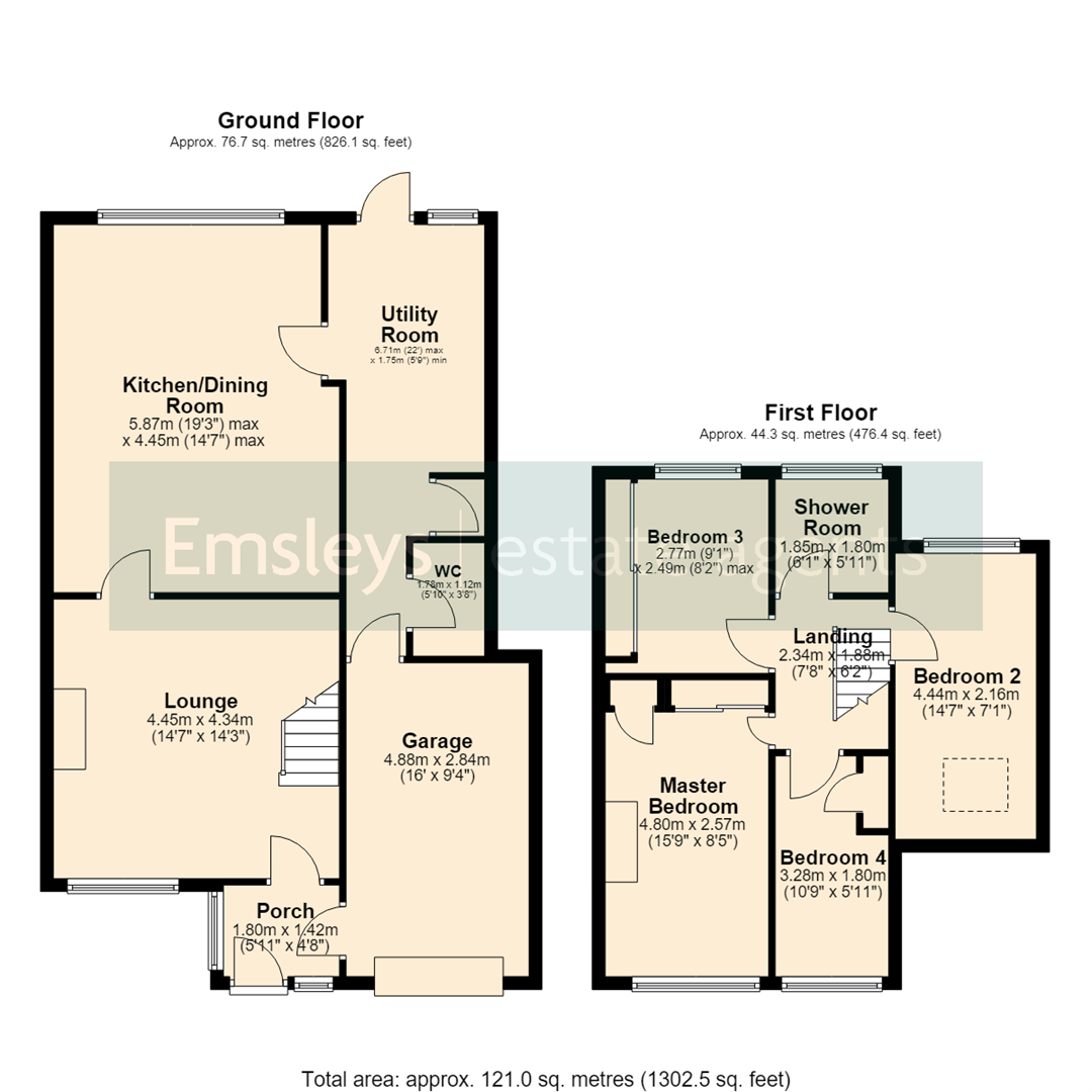 8, Hillside, Leeds floorplan