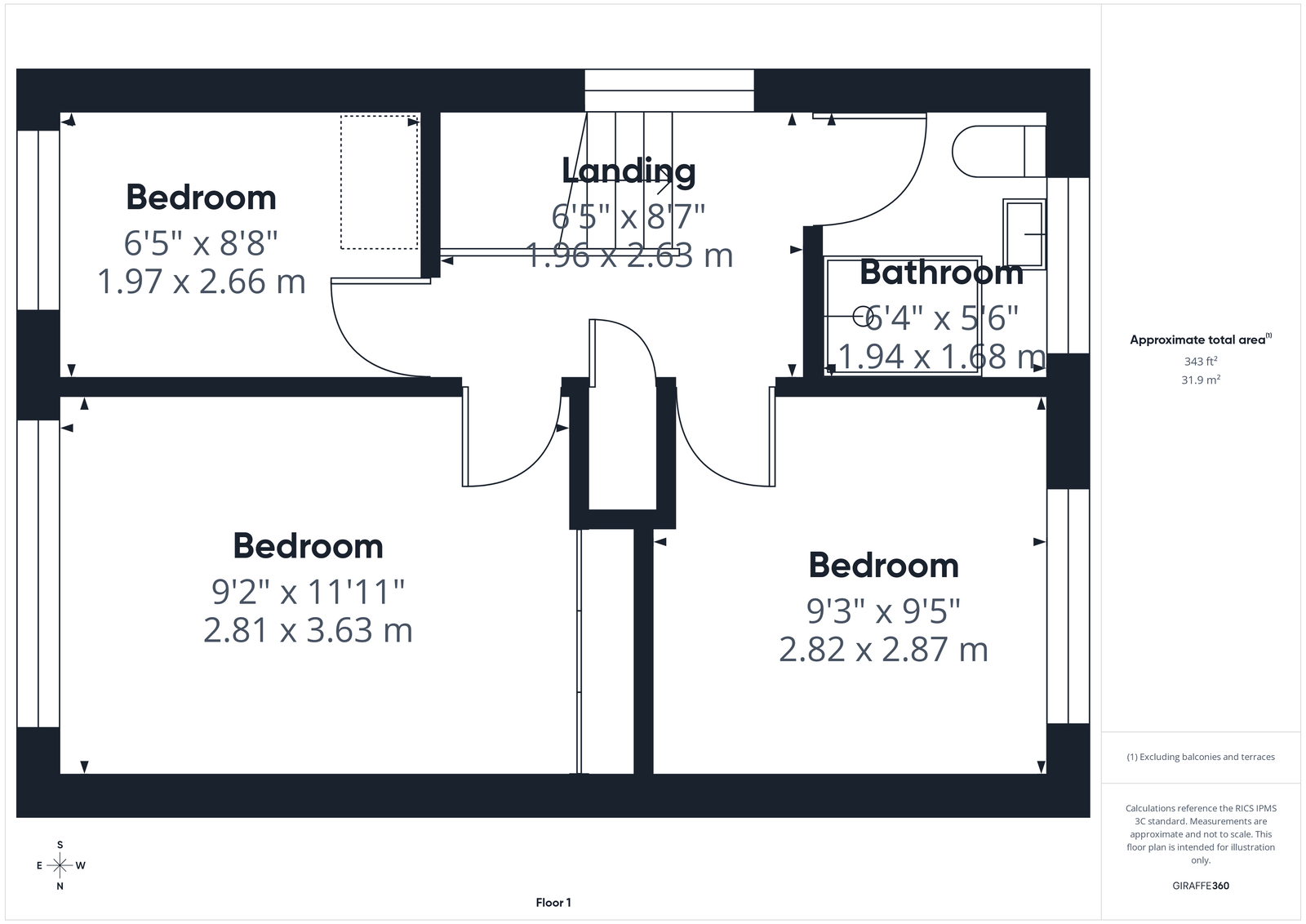 12, Pembroke Way, Whitby floorplan