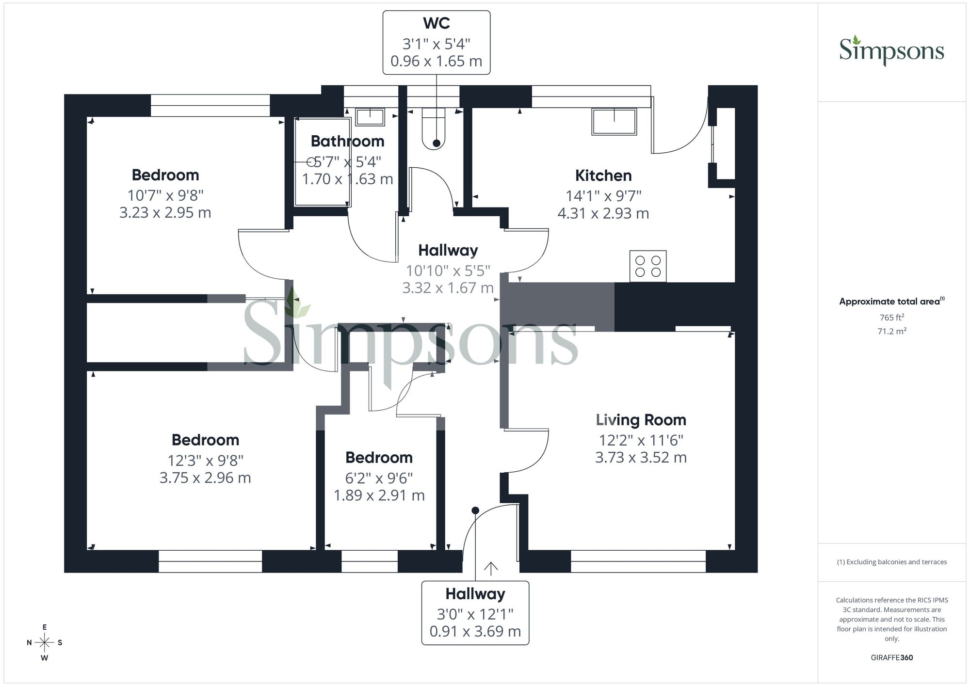 96 Appleford Drive, Abingdon floorplan