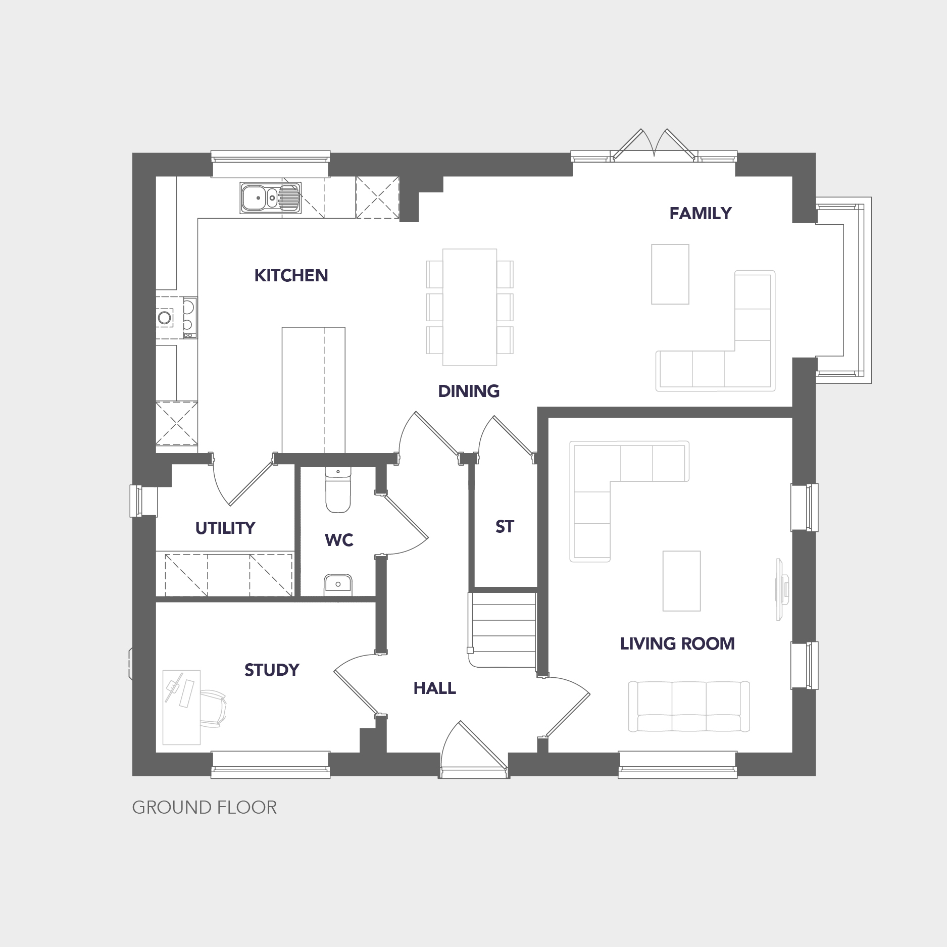 The Avalon at The Grange,,, The Avalon at The Grange, Cheltenham floorplan