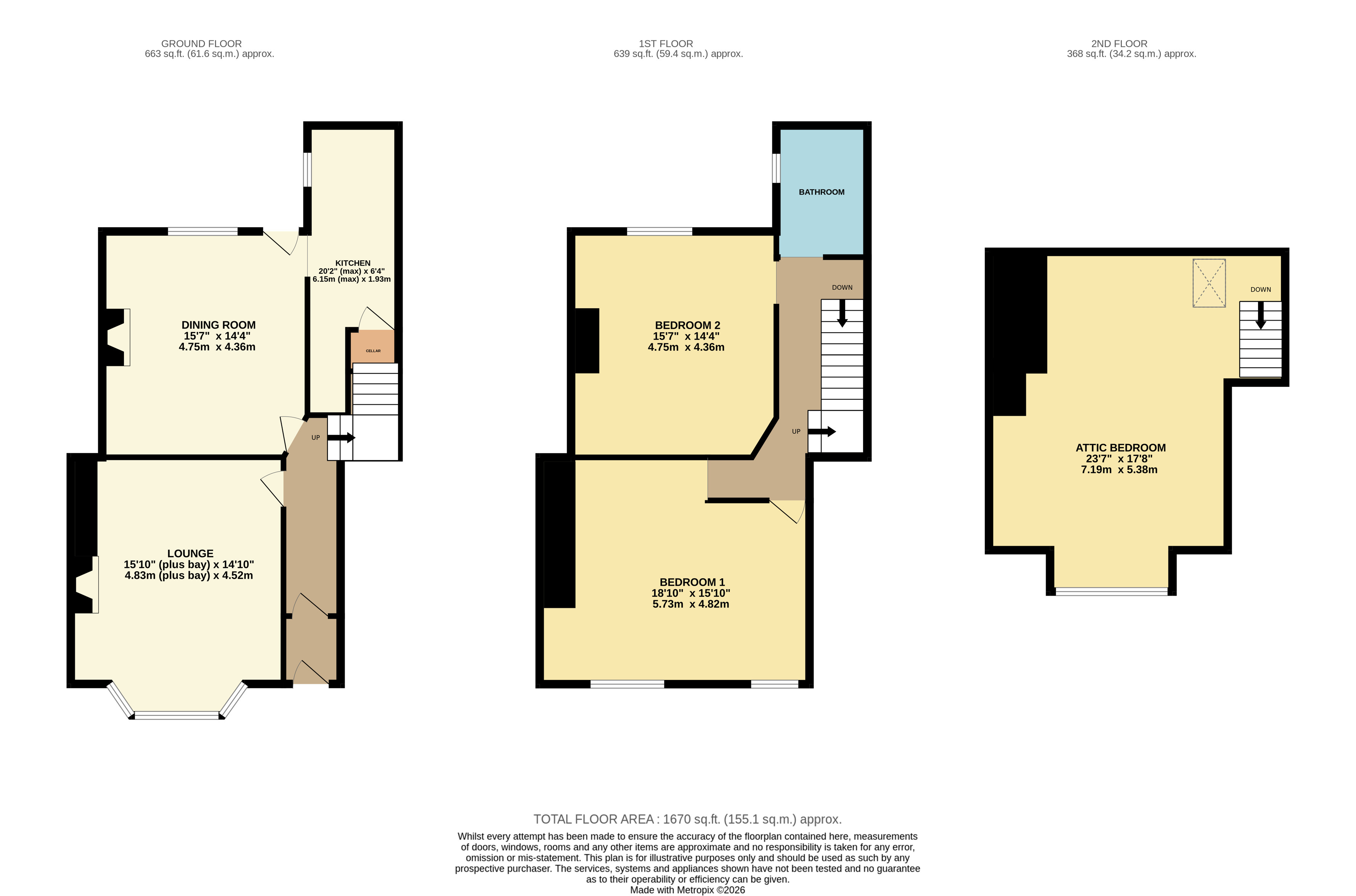 3, Highfield Street, Keighley floorplan