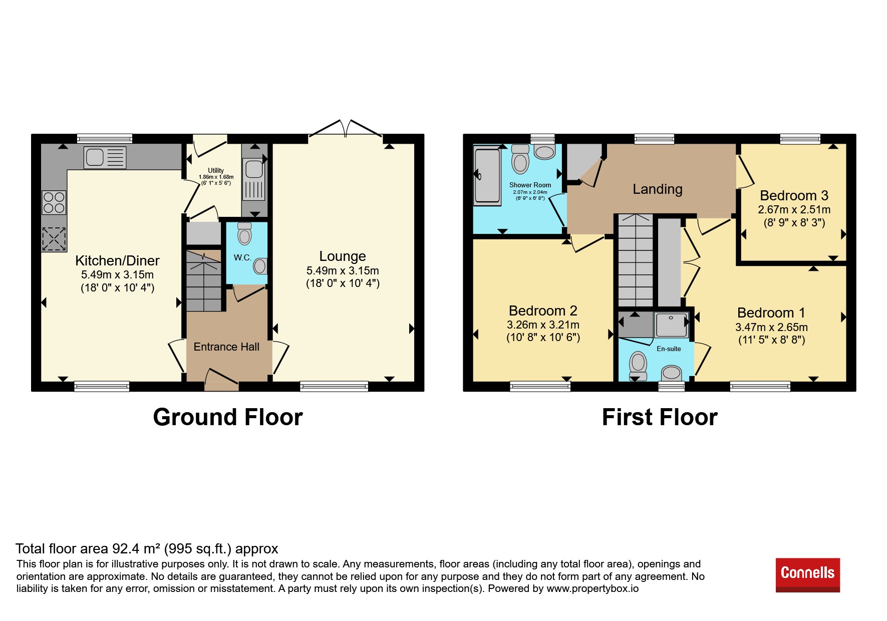 34, Fincham Drive, Peterborough floorplan