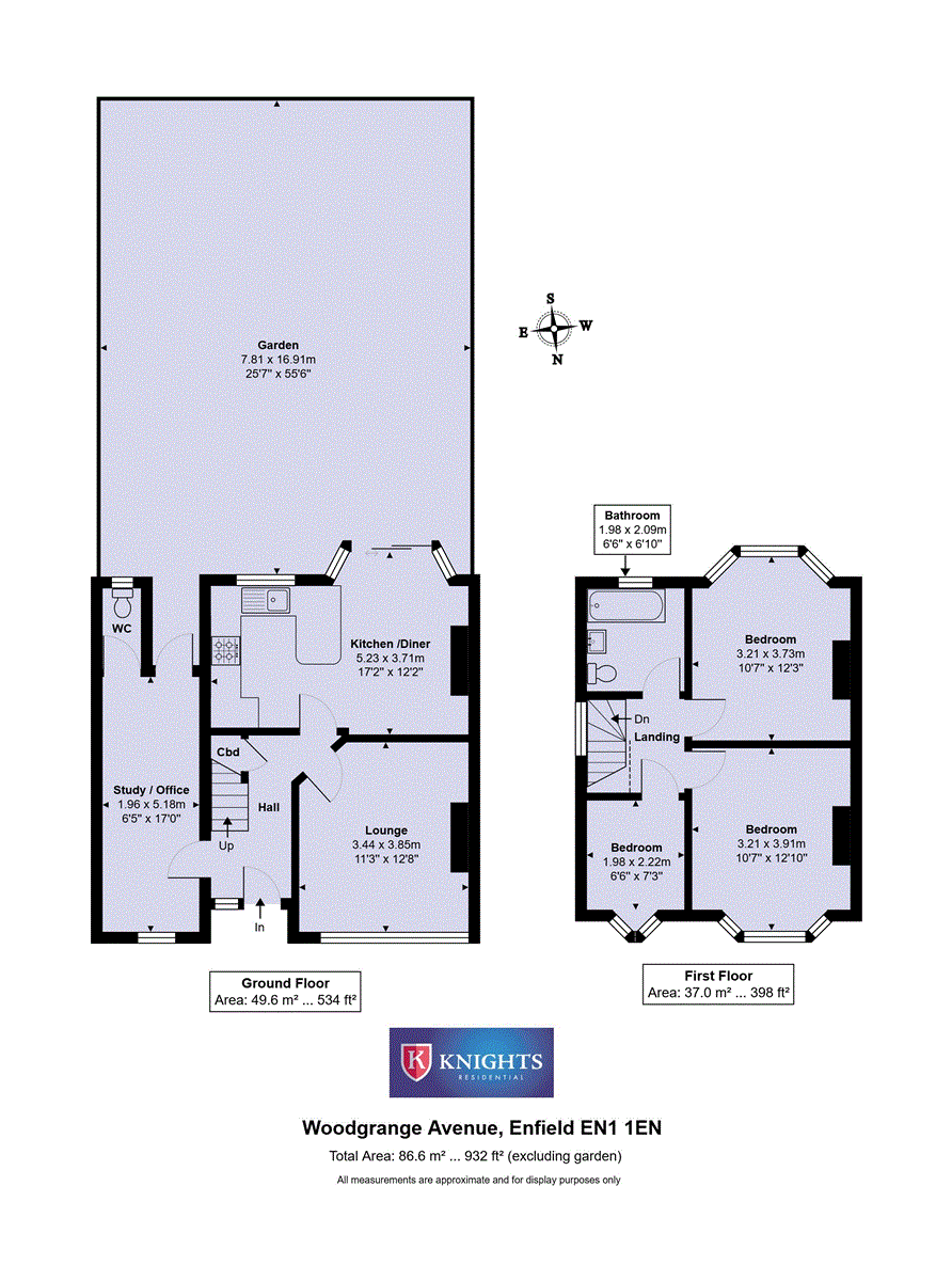 47, Woodgrange Avenue, Enfield floorplan