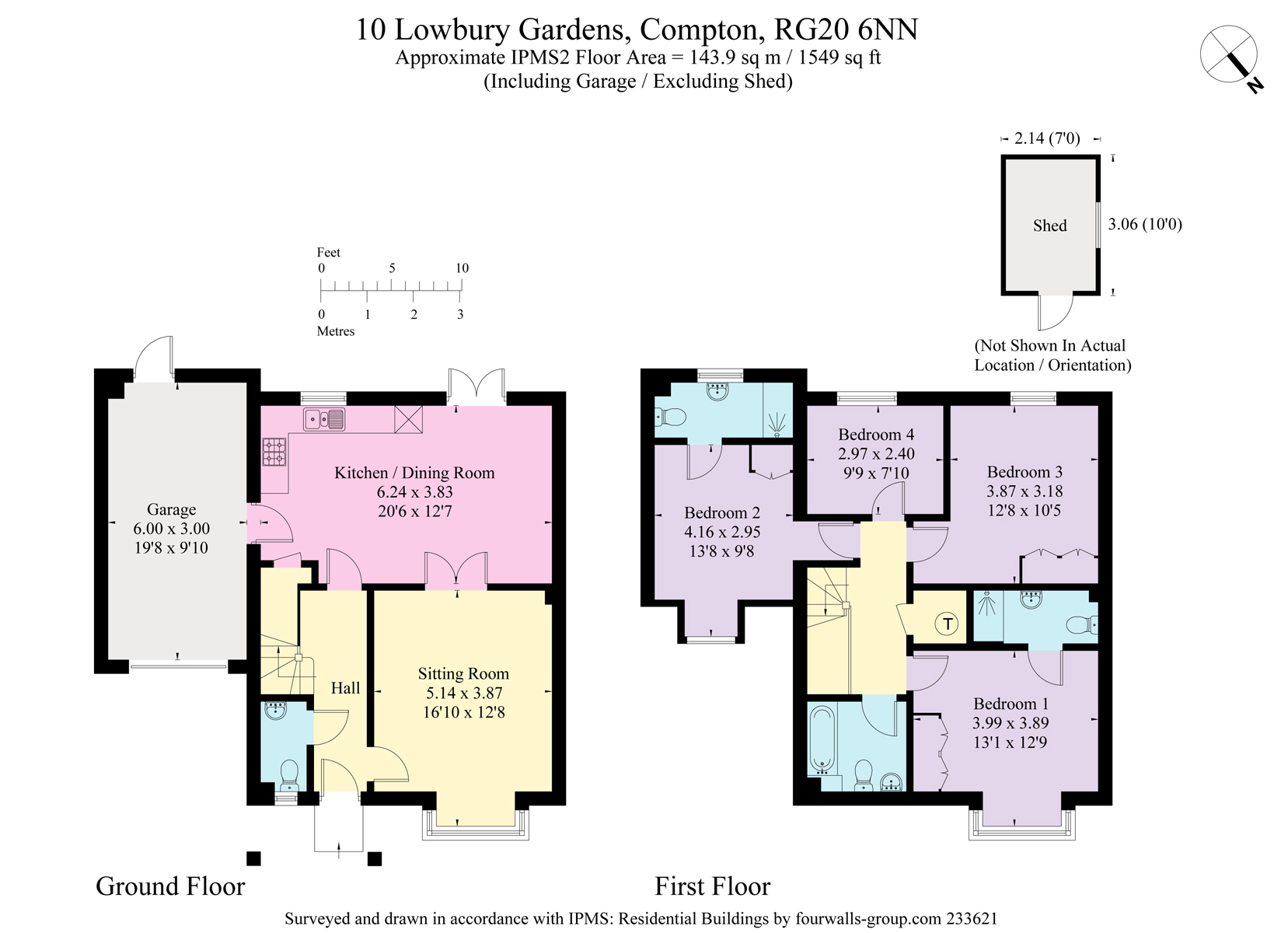 4 Bedrooms Detached house for sale in 10 Lowbury Gardens, Compton RG20