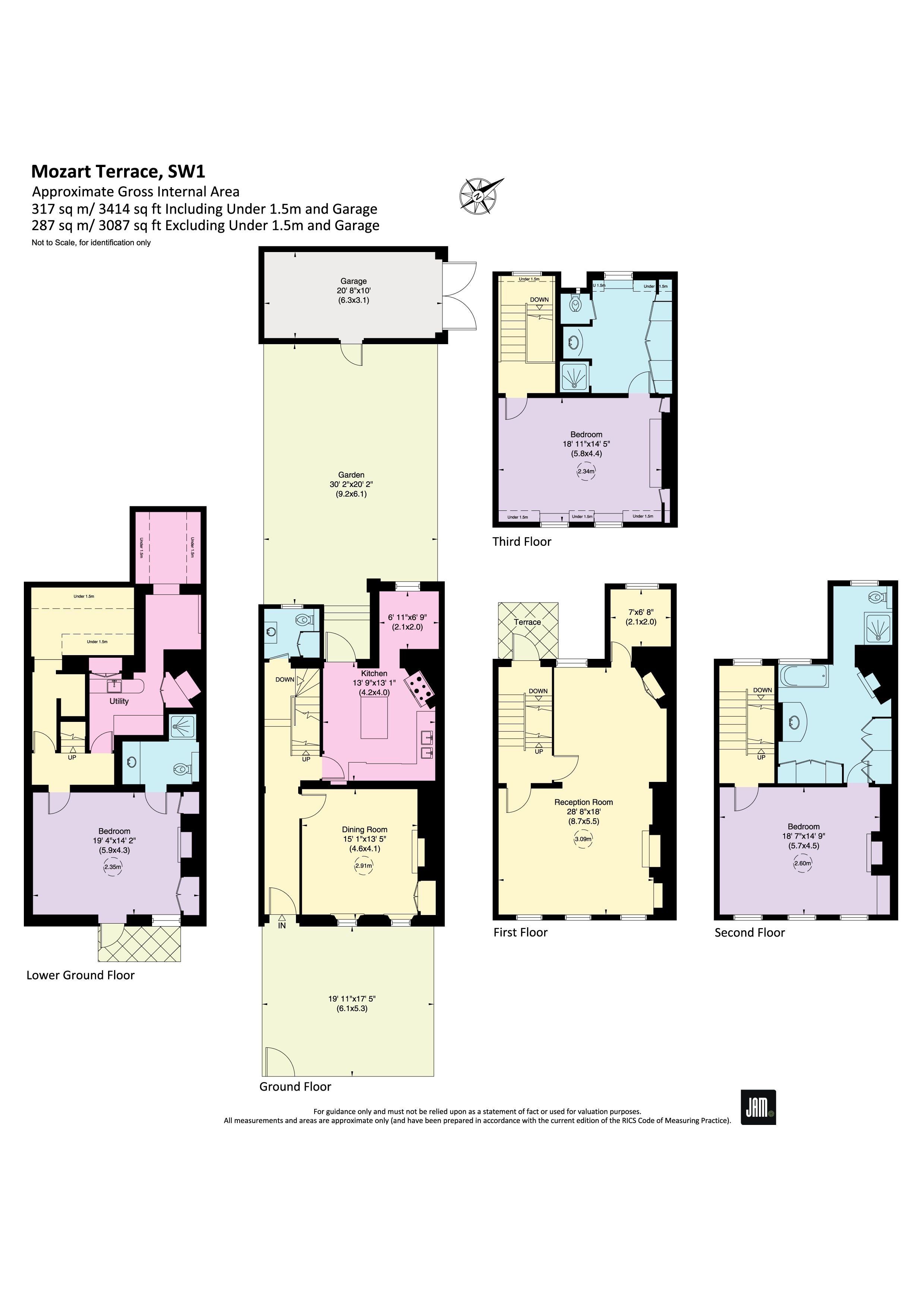 164, Mozart Terrace, London floorplan
