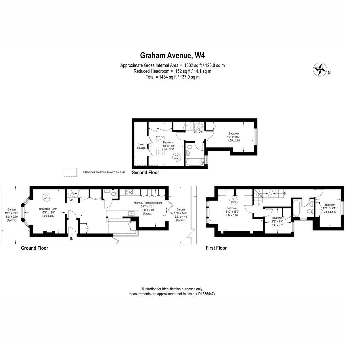 37, Graham Road, Chiswick floorplan