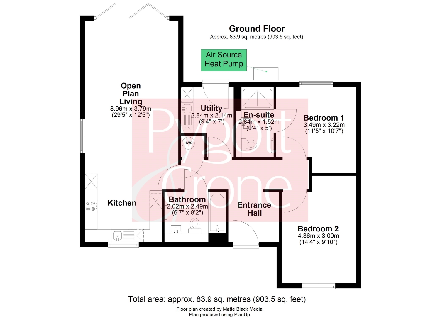 Plot 6 New Bungalows, Water Gate, Spalding floorplan