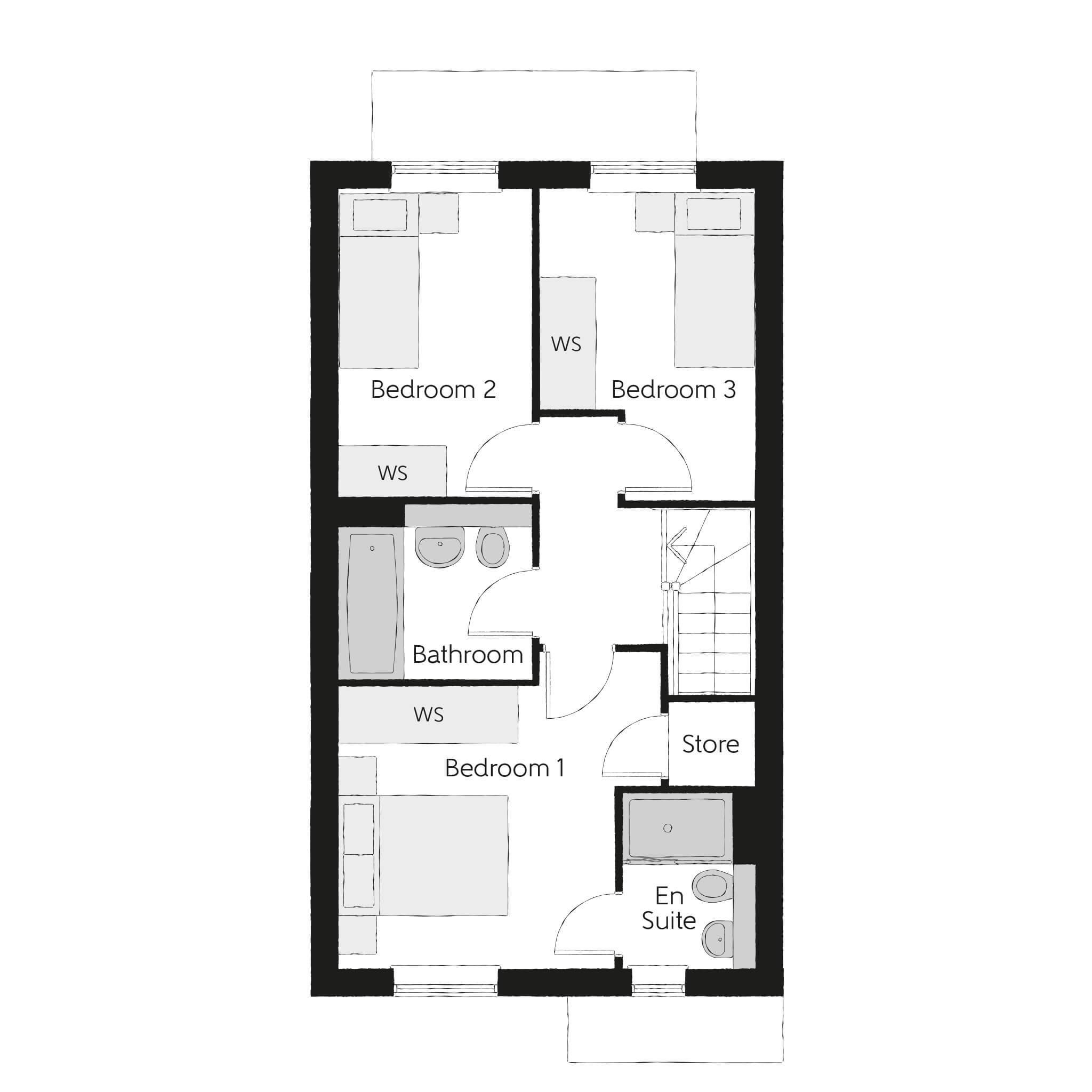 351, Huntsgrove, Gloucester floorplan