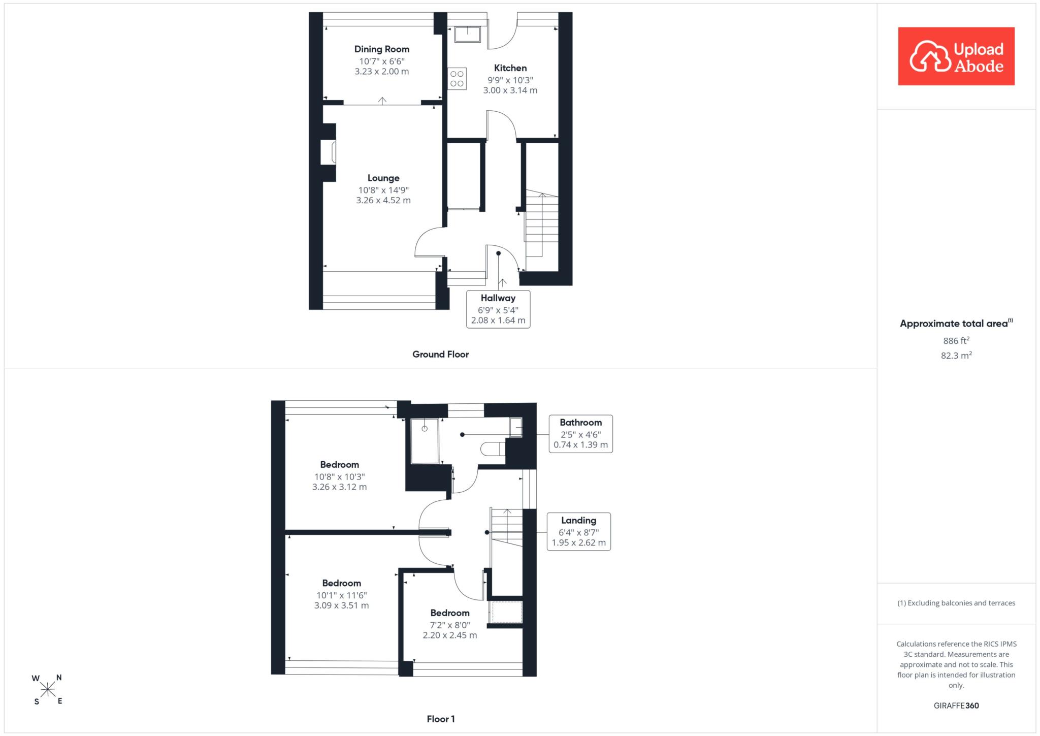 2, Arkaig Street, Wishaw floorplan