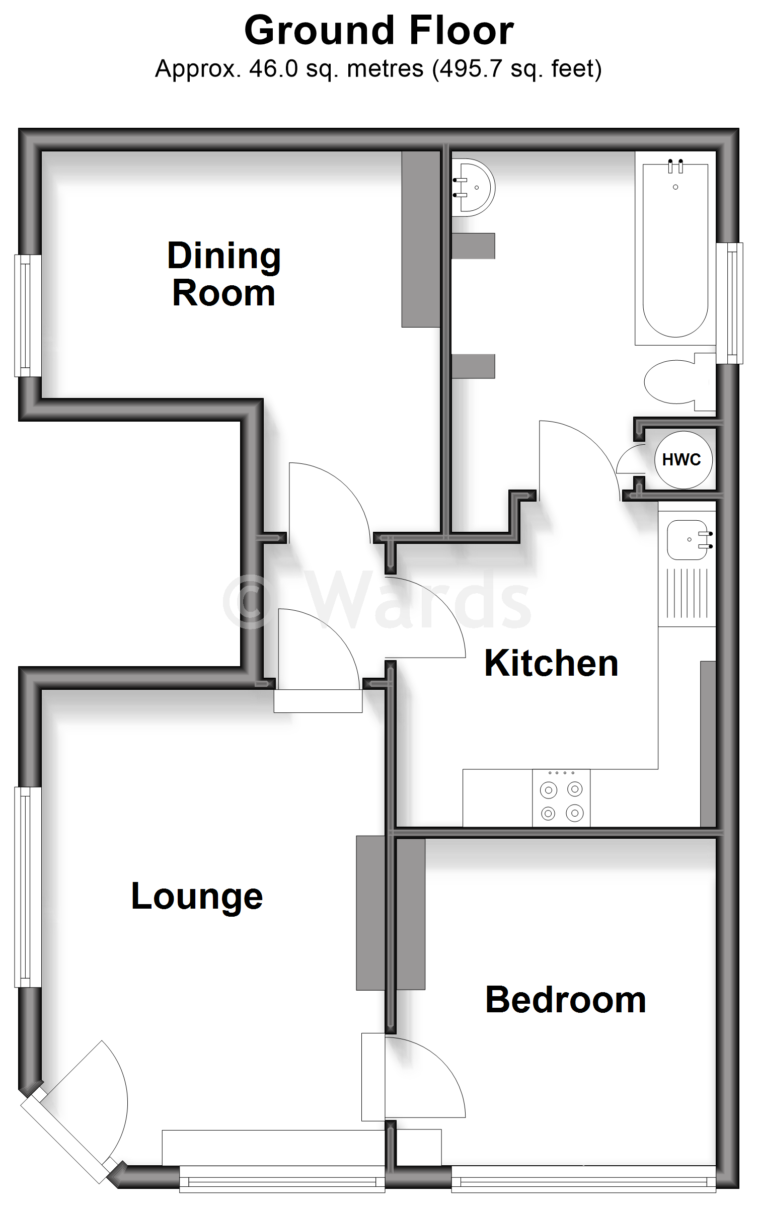 3/5, High Street, Dover floorplan
