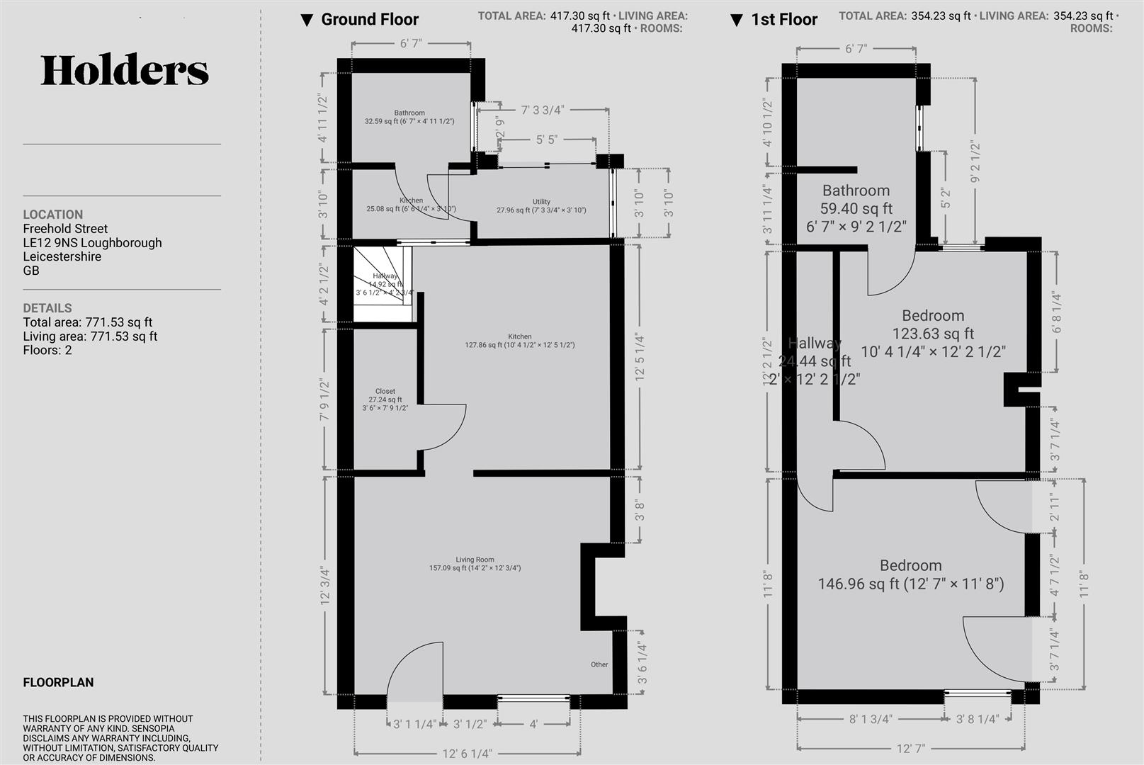 20, Freehold Street, Loughborough floorplan