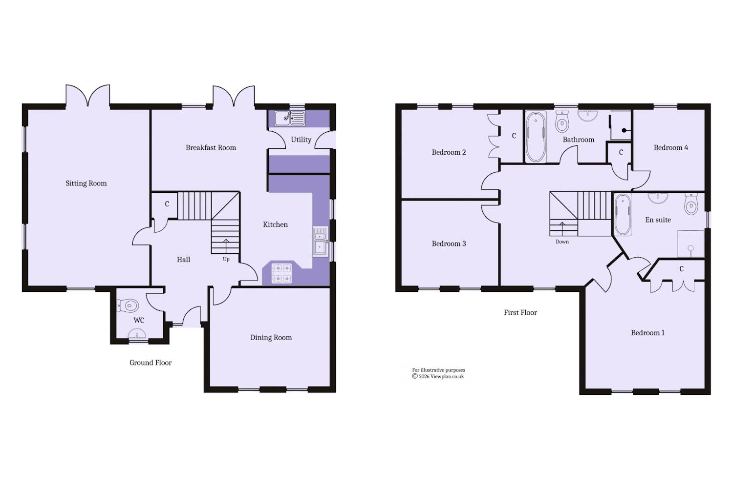 4, Cwrt St Cyres, Penarth floorplan