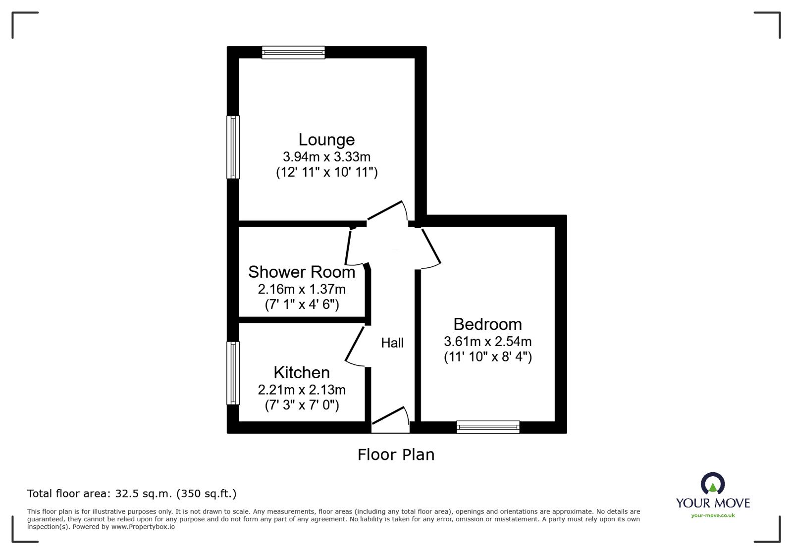 43A,, London Road, Leicestershire floorplan