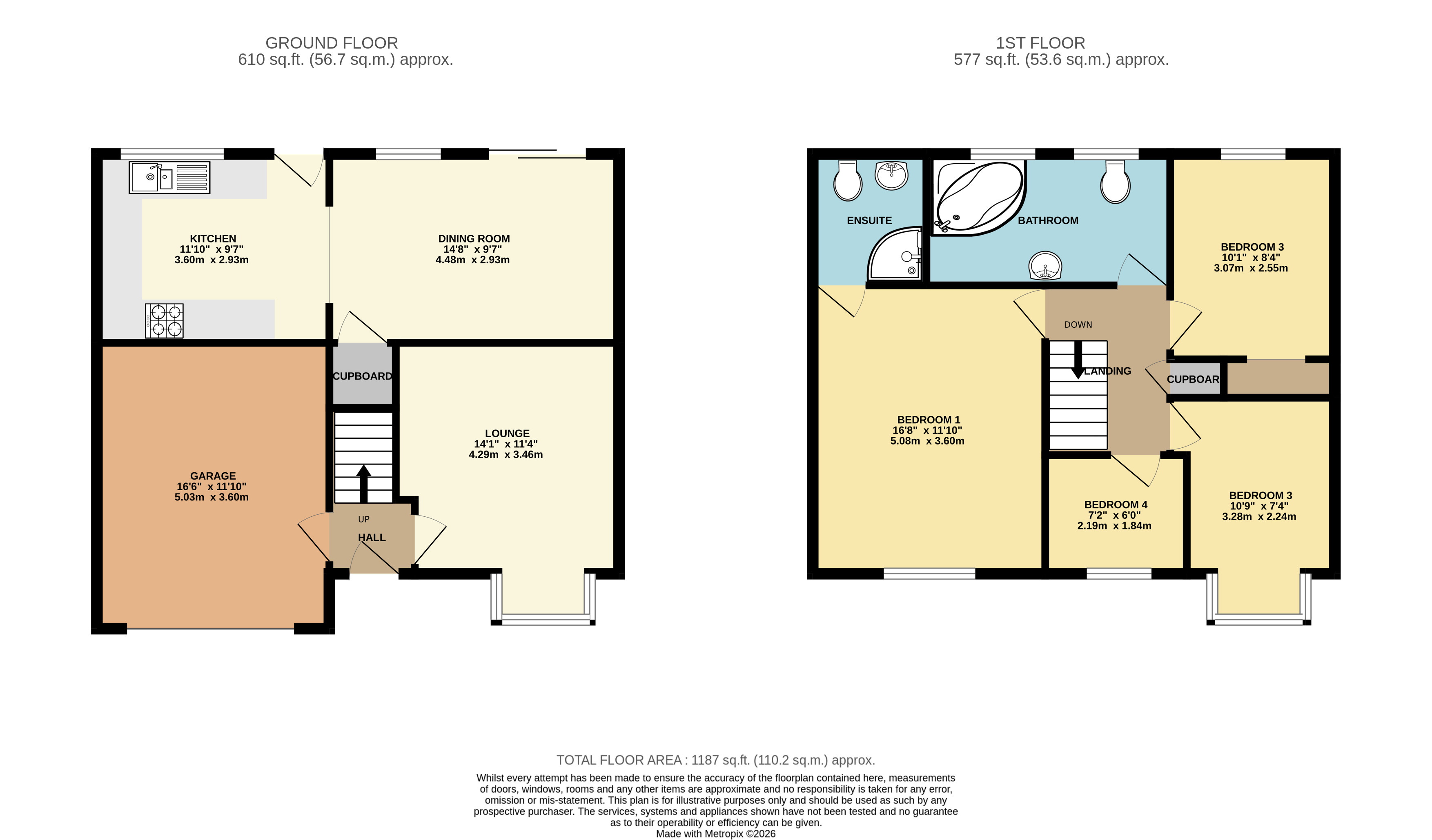21, Bushnell Close, Broughton Astley floorplan
