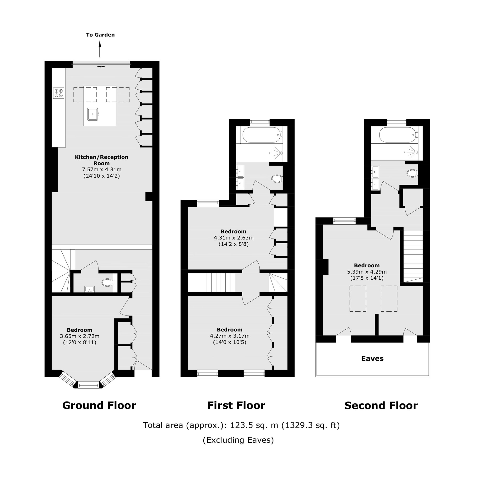 52, Arlington Road, Teddington floorplan