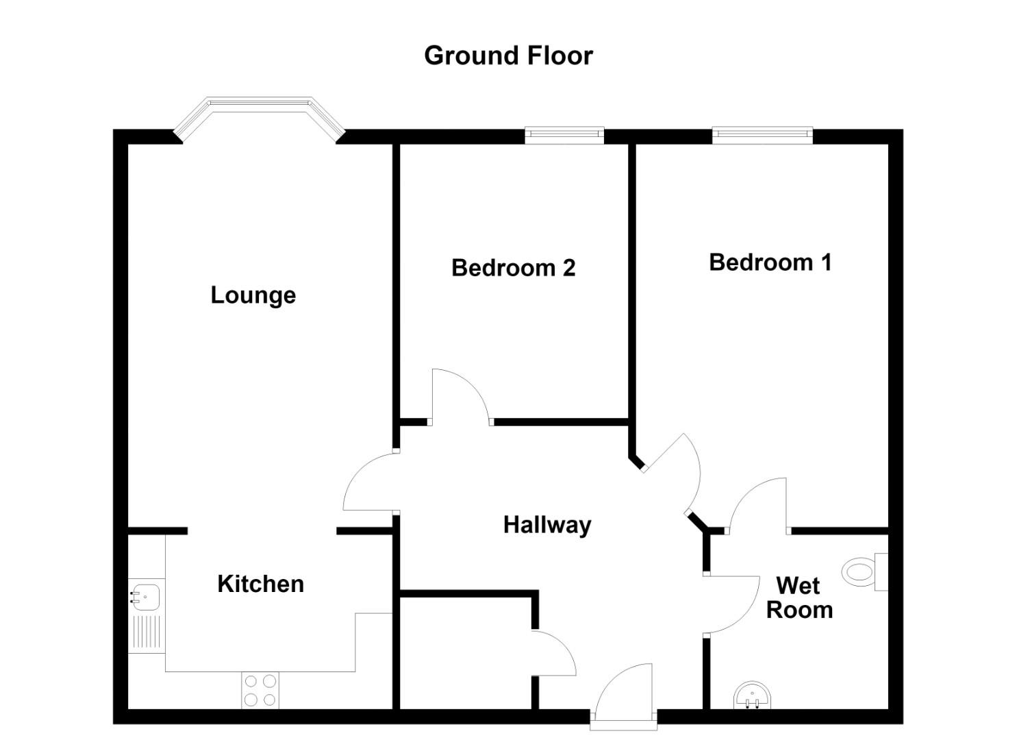 Flat 19, Meadowfields, Chapel Street, Thirsk floorplan