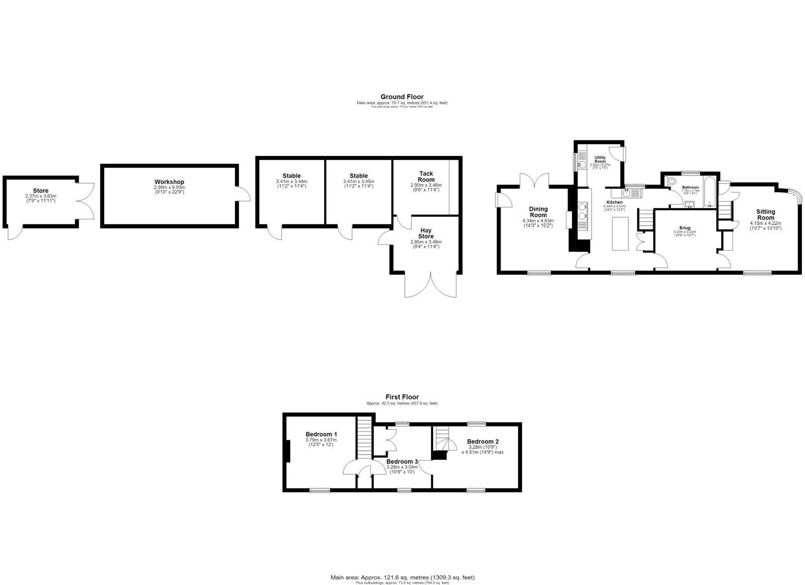 Foxearth, Spaldwick Road, Huntingdon floorplan