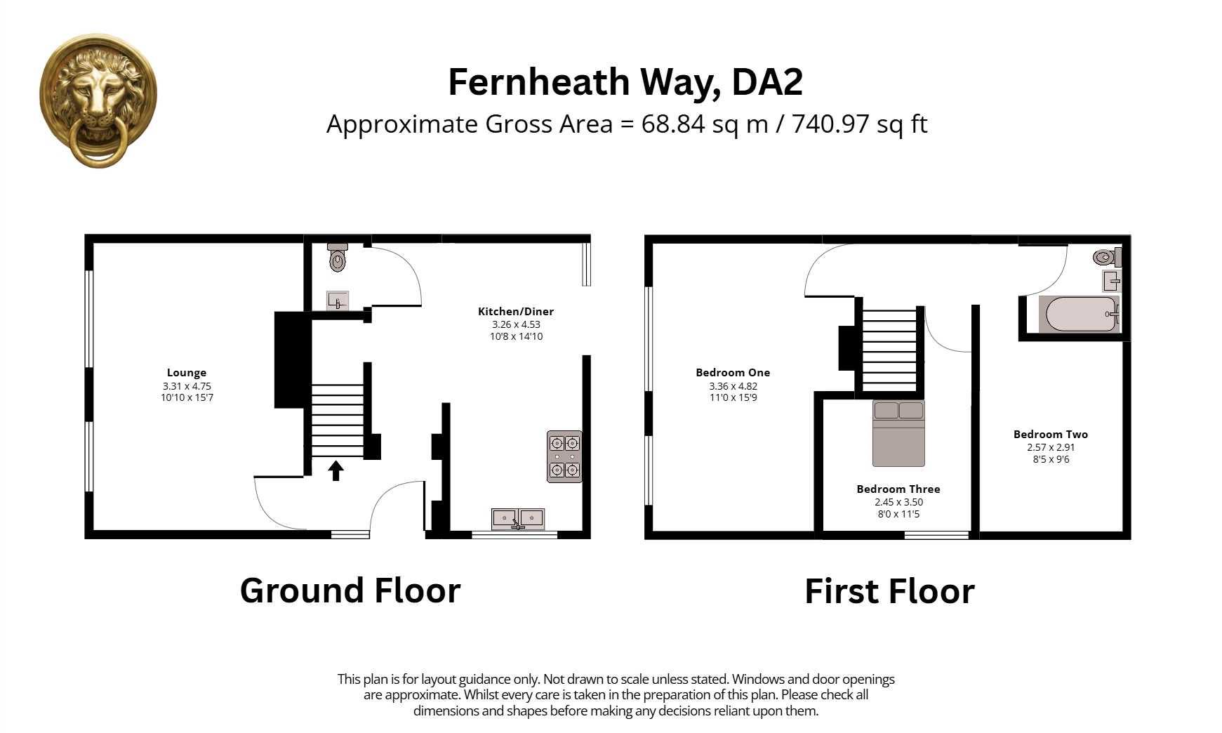 18, Fernheath Way, Dartford floorplan