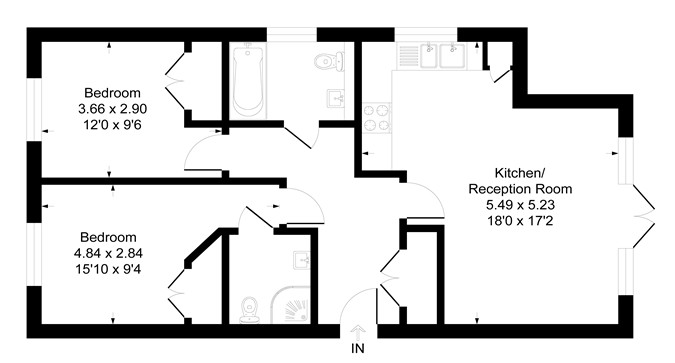 1 Quarella Gardens, Ascot floorplan