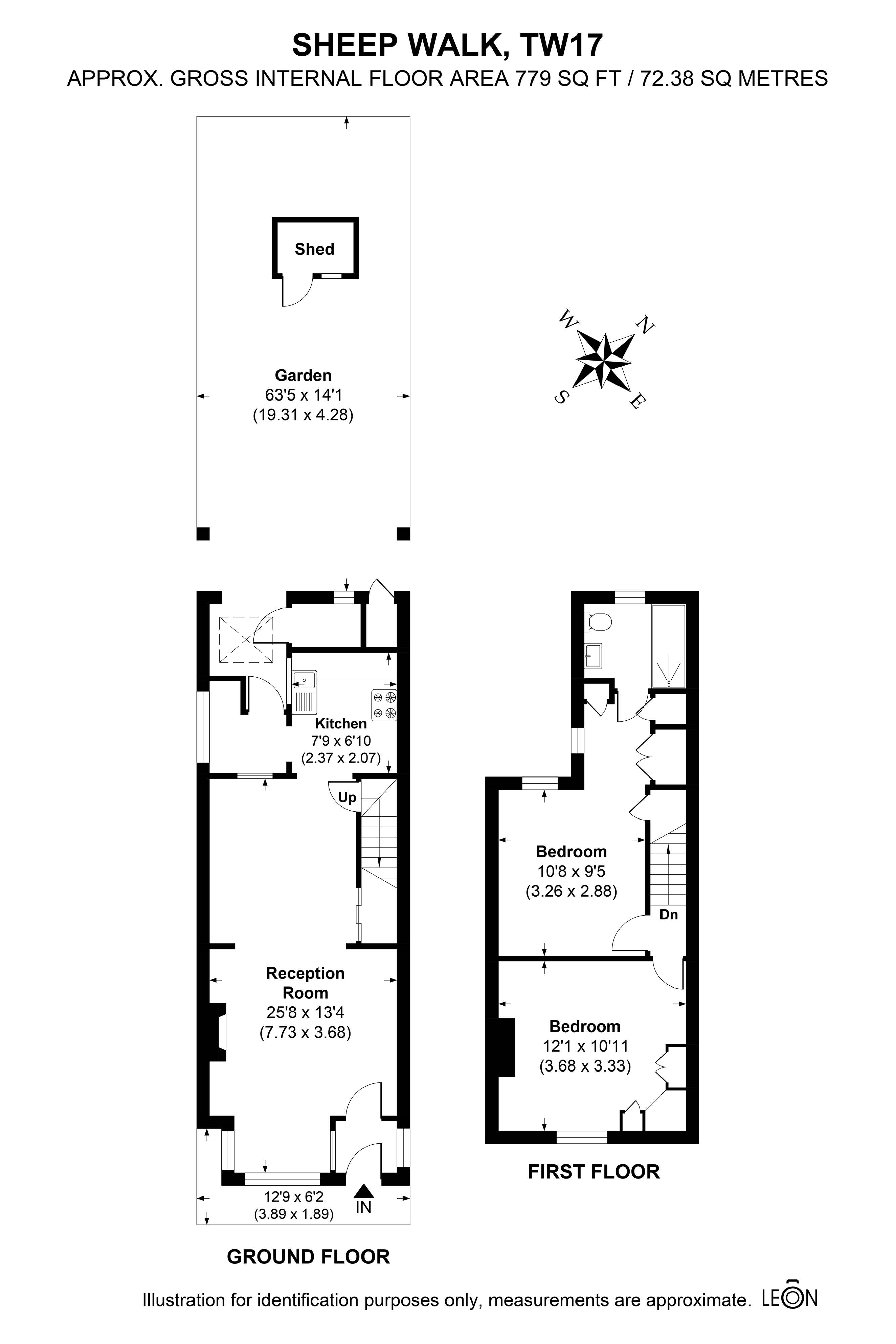 32, Sheep Walk, Shepperton floorplan