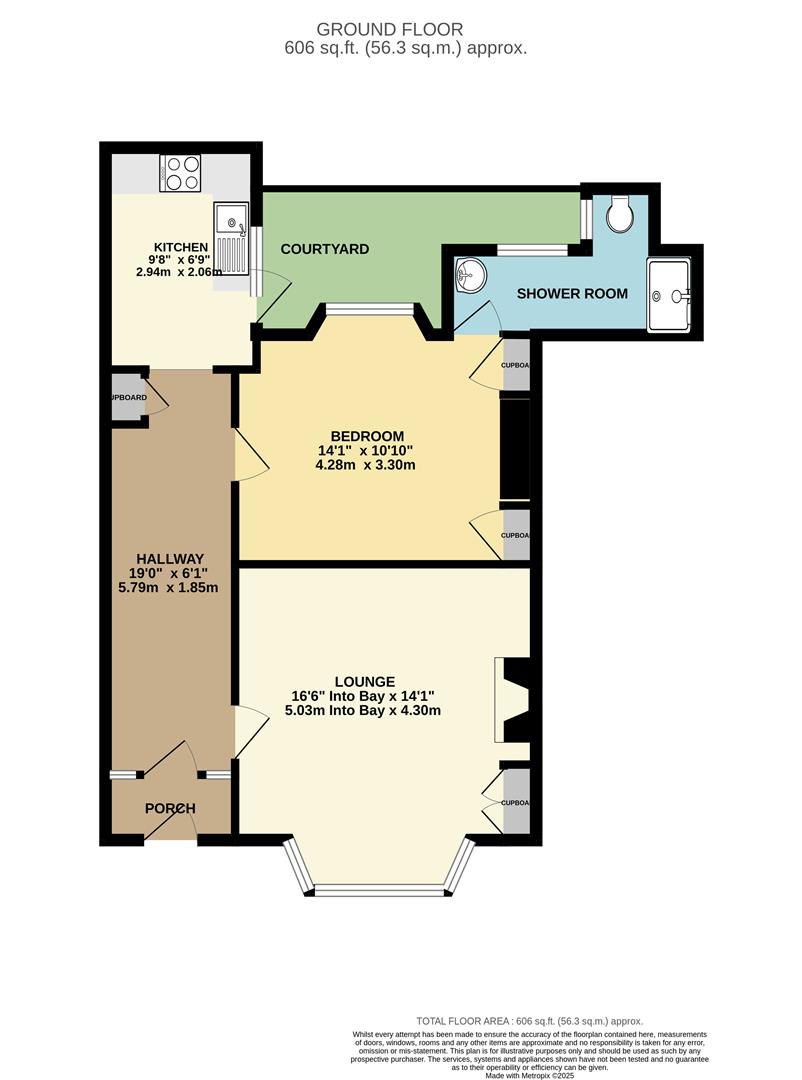 1 Homelands Court, Lower Manor Road, Brixham floorplan