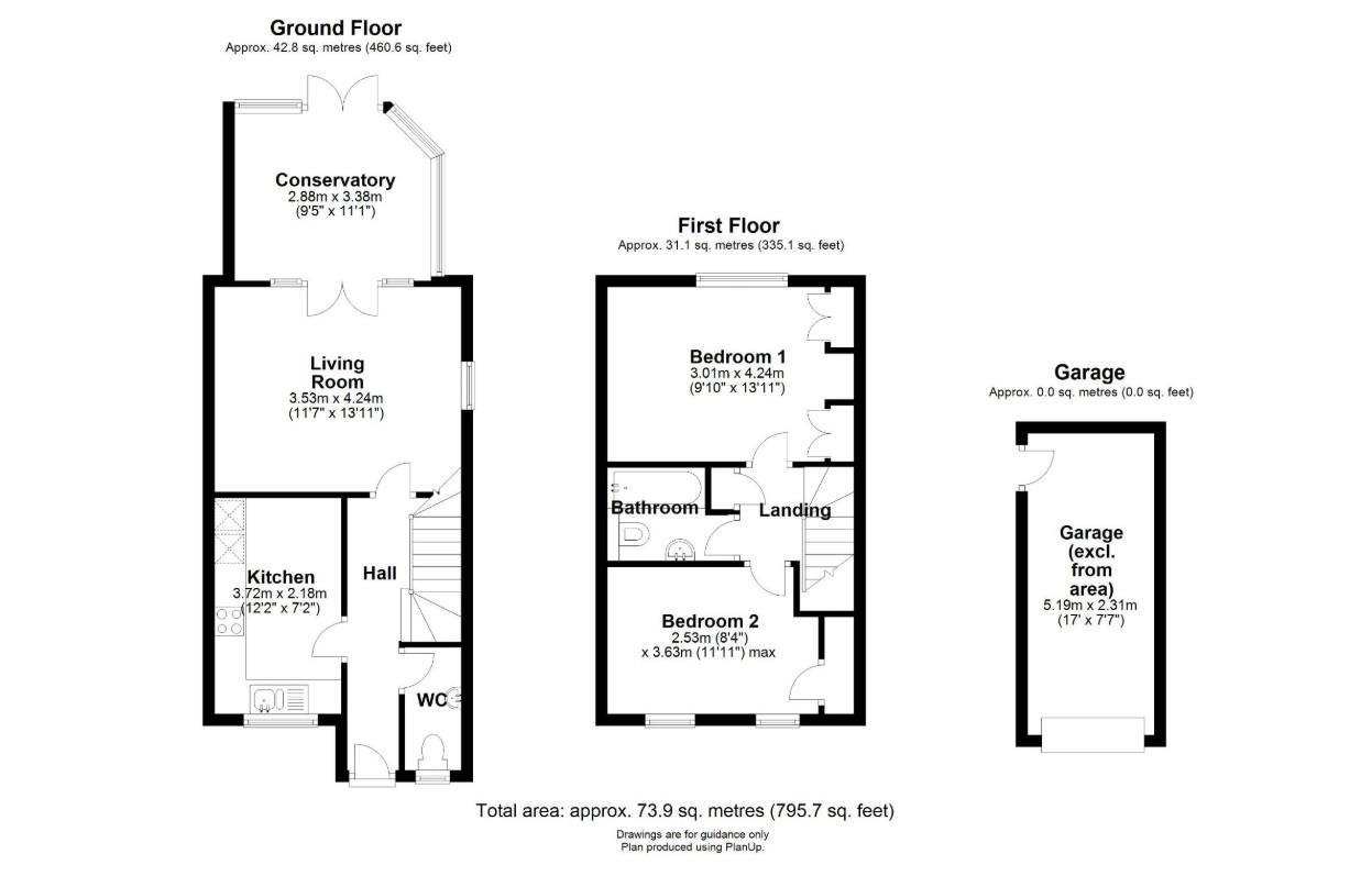 25, Brook Close, Histon, Cambridge floorplan