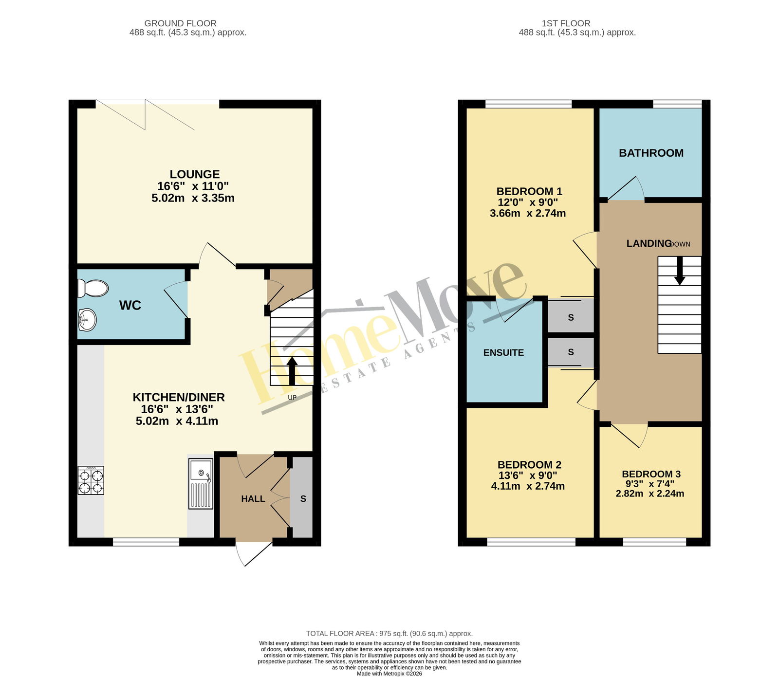 16, Kesteven Way, Corby floorplan