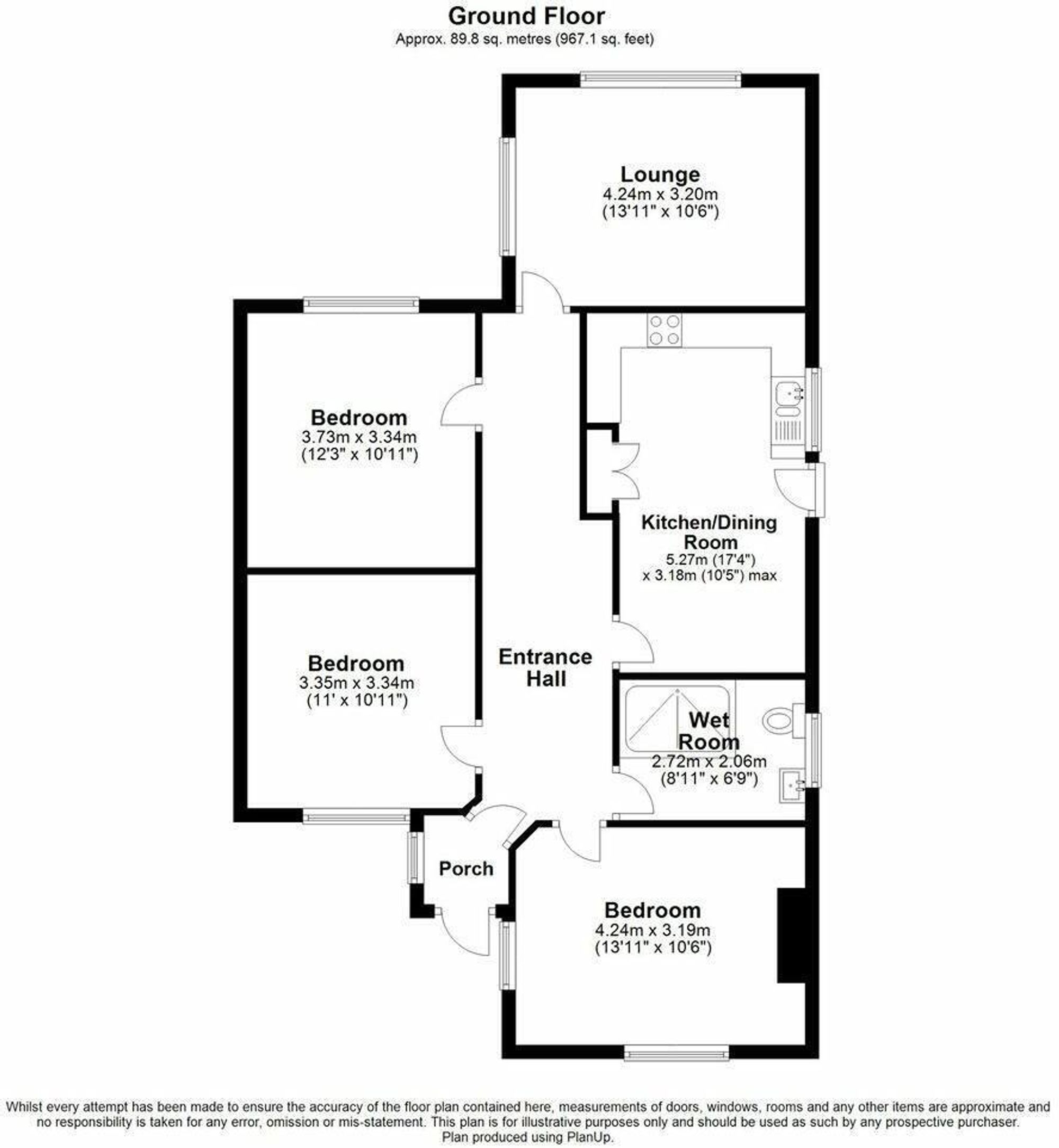 36 Stanbury Crescent, Folkestone floorplan