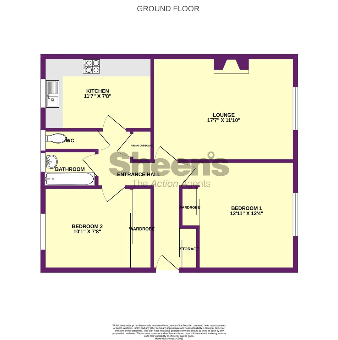 The Elms, Elm Tree Avenue, FrintonOnSea CO13, 2 bedroom flat for sale