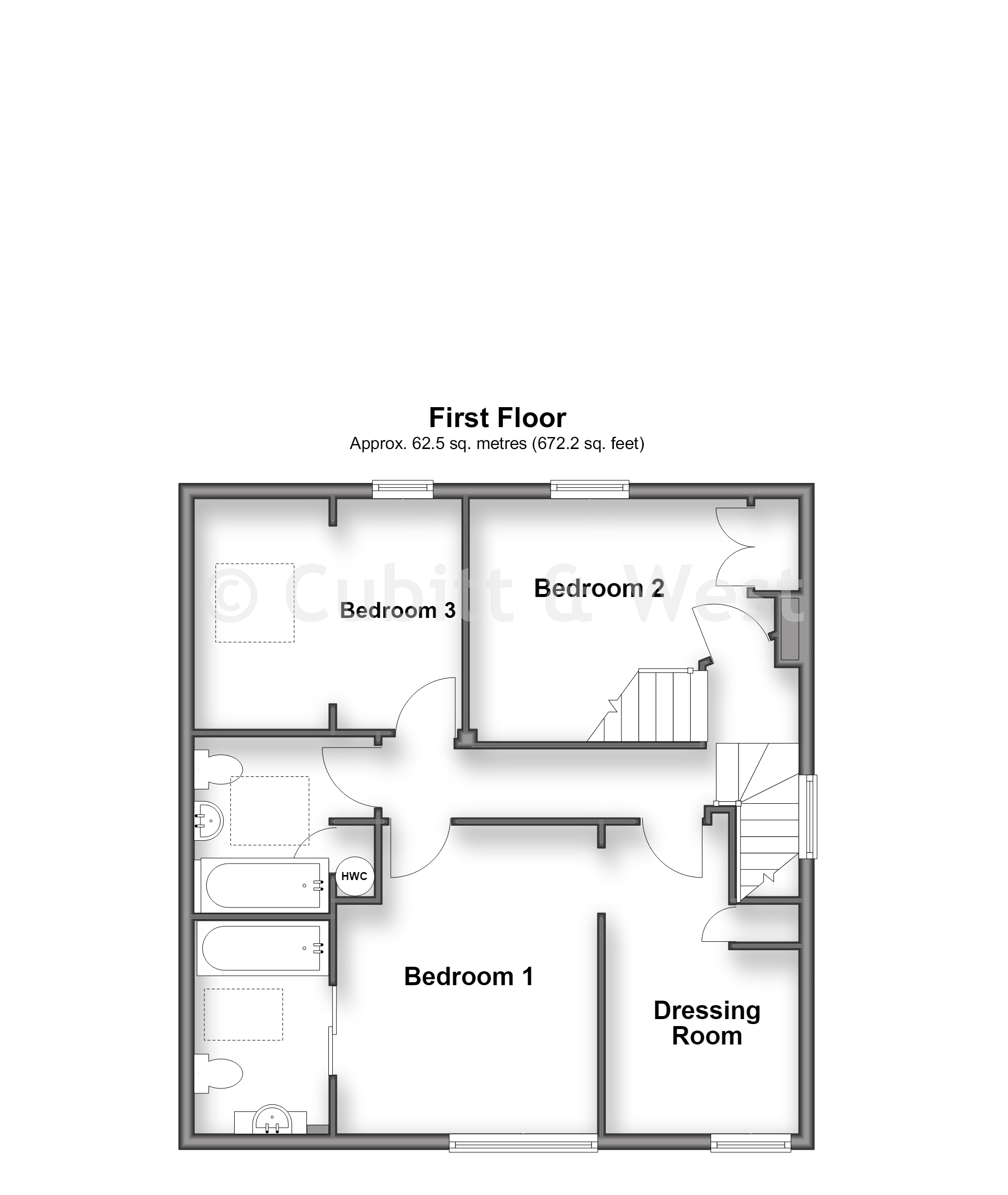 Woodlands Cottage, Smallfield Road, Horley floorplan