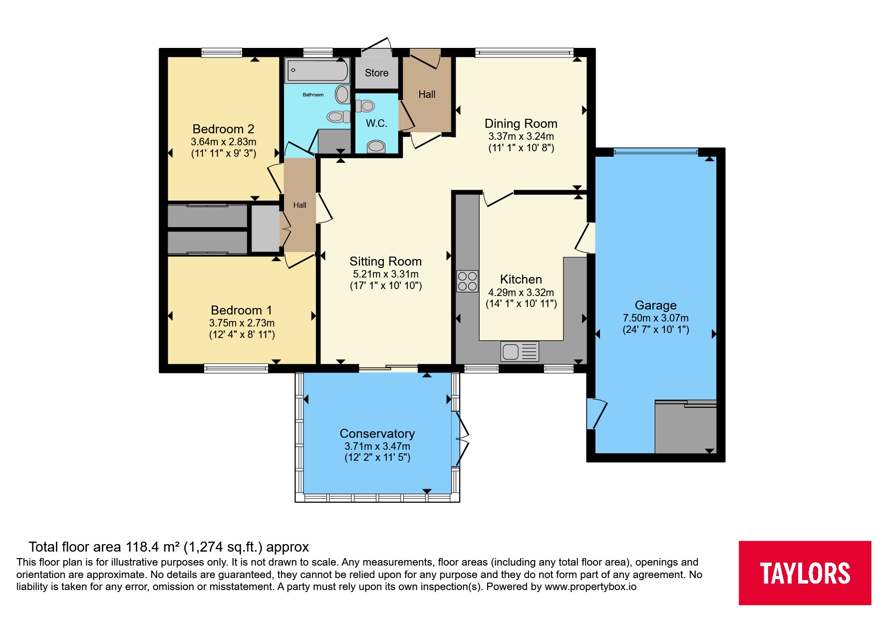 26, Browning Drive, Oxfordshire floorplan