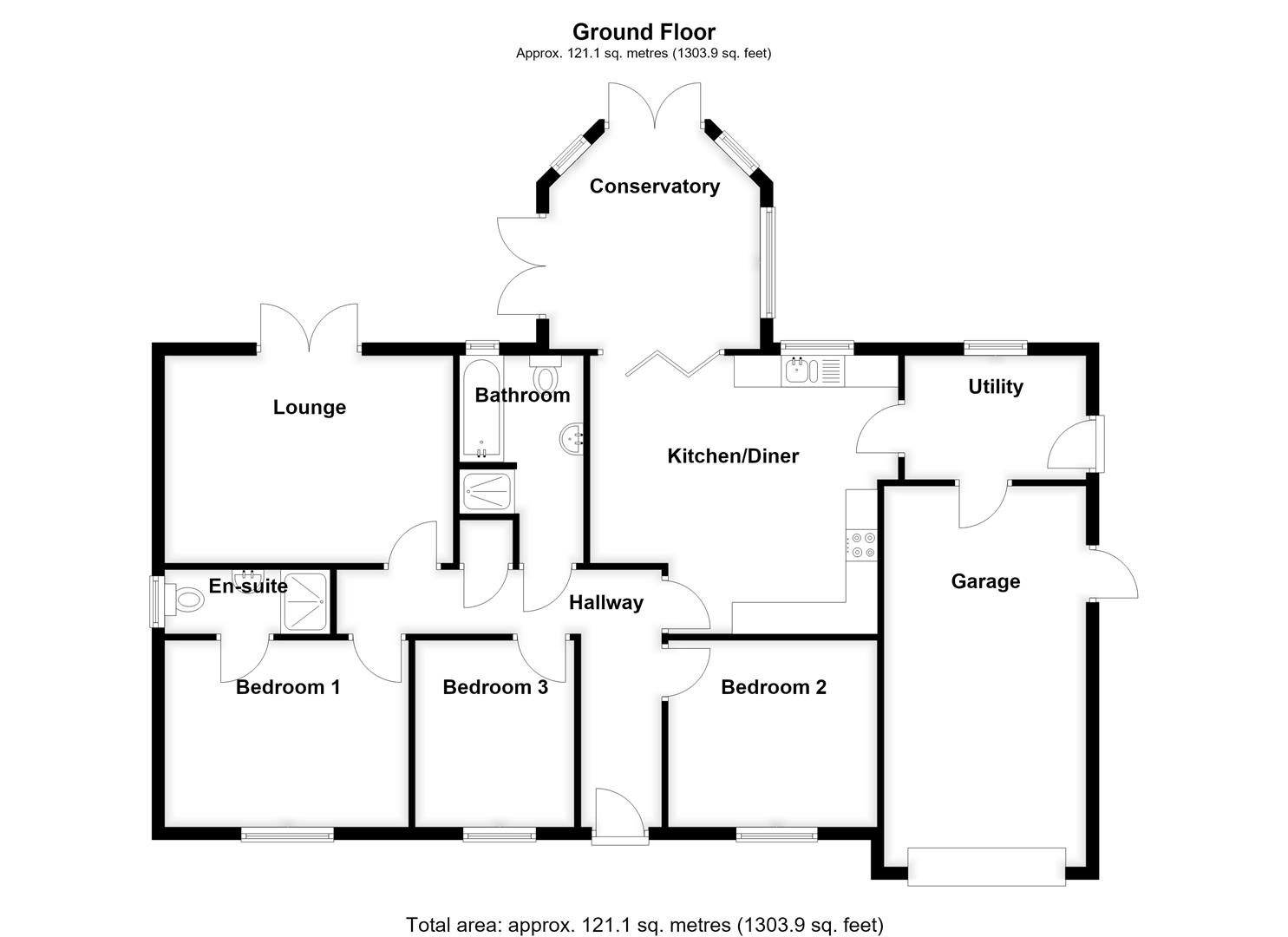 101, Moulton Chapel Road, Spalding floorplan