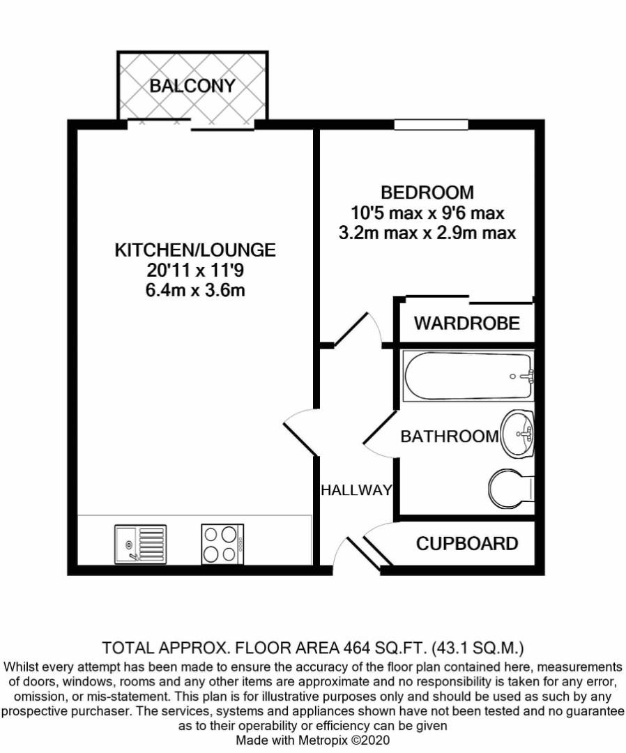332, Provender, Gloucester Docks floorplan
