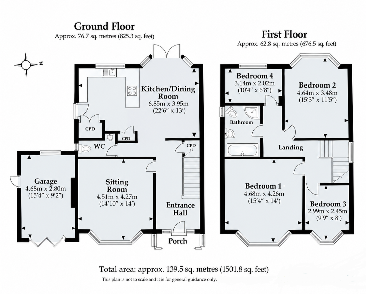 137, West Way, Bournemouth floorplan