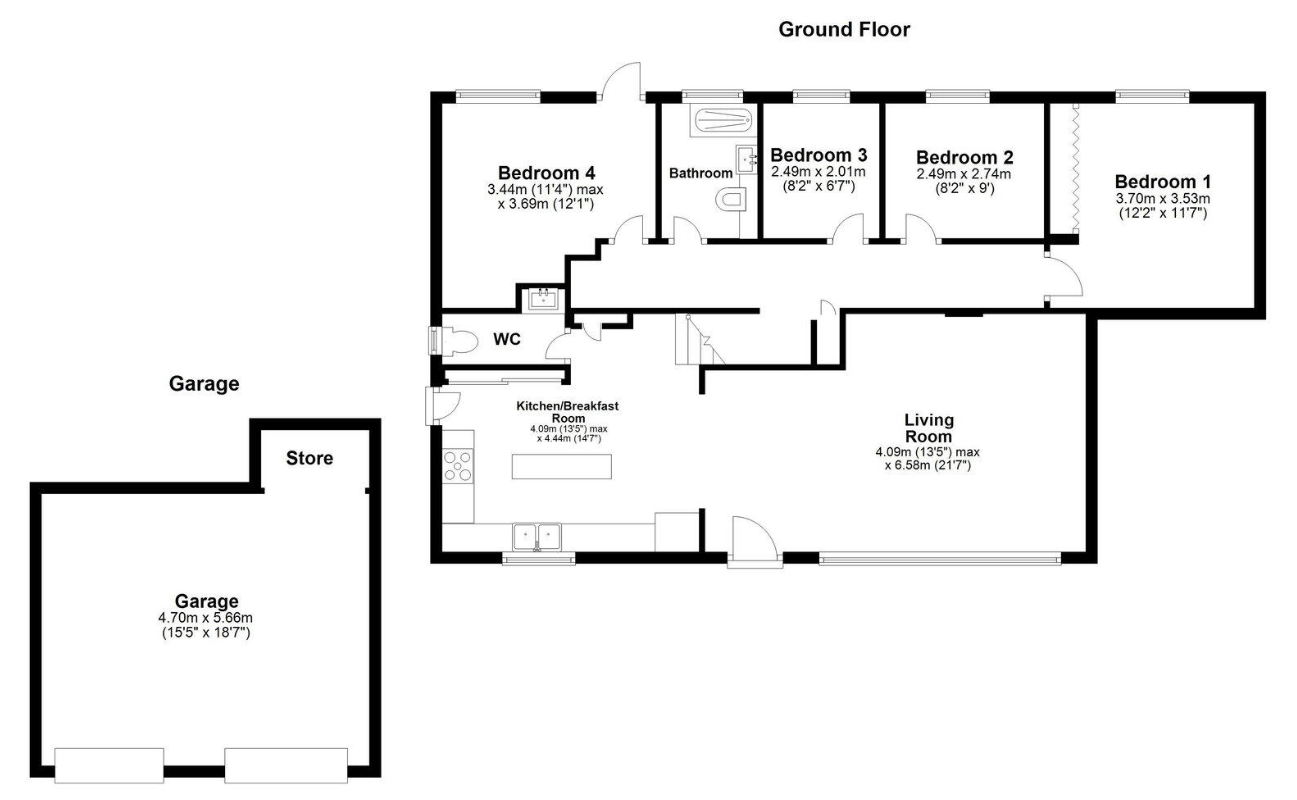 25, Balmoral Way, Weston-Super-Mare floorplan