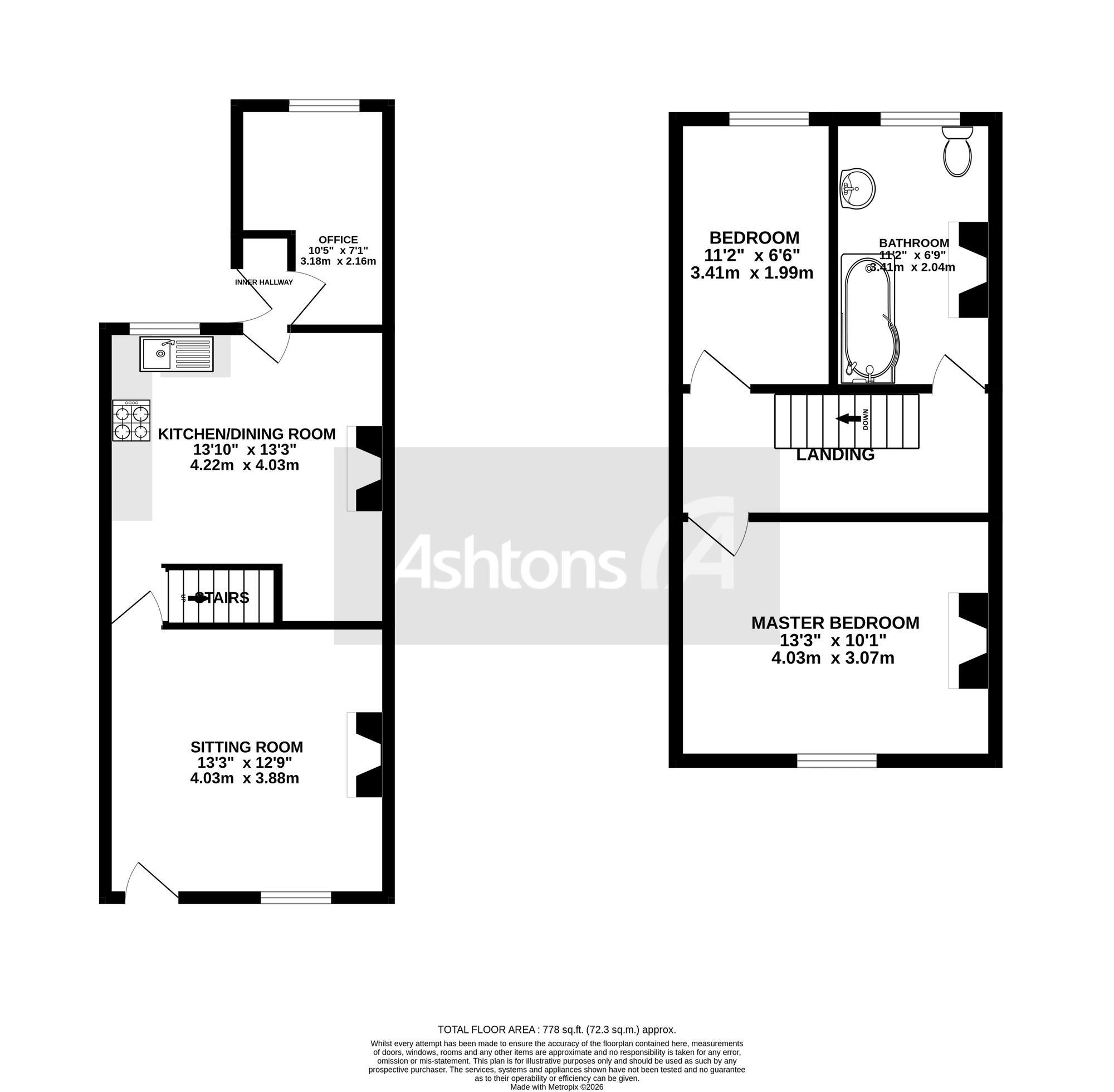 46 Bodden Street, Warrington floorplan