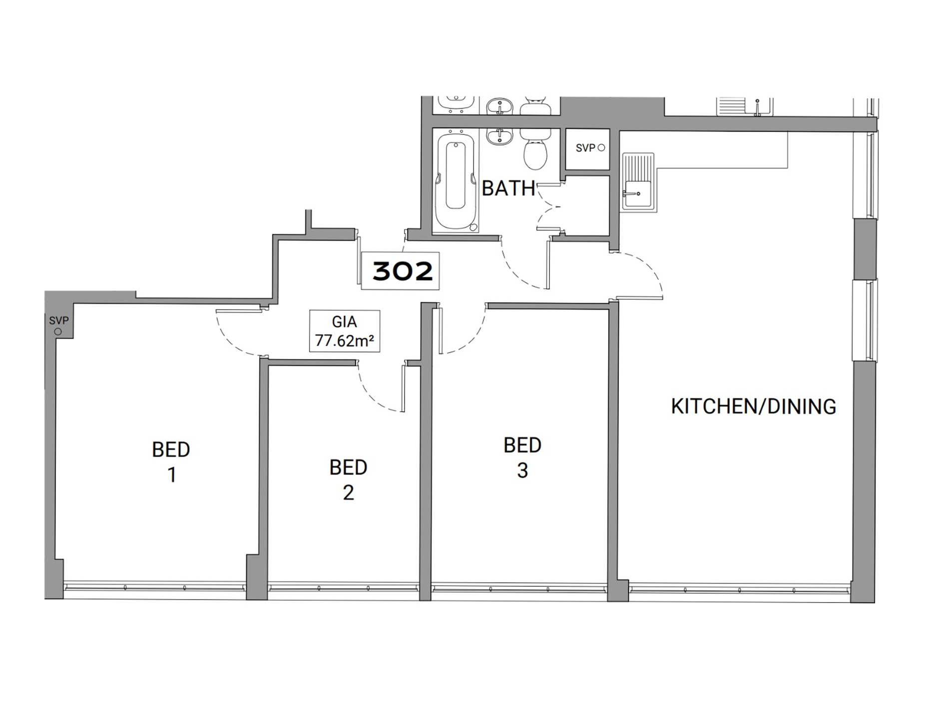 270, Oldham Road, Manchester floorplan