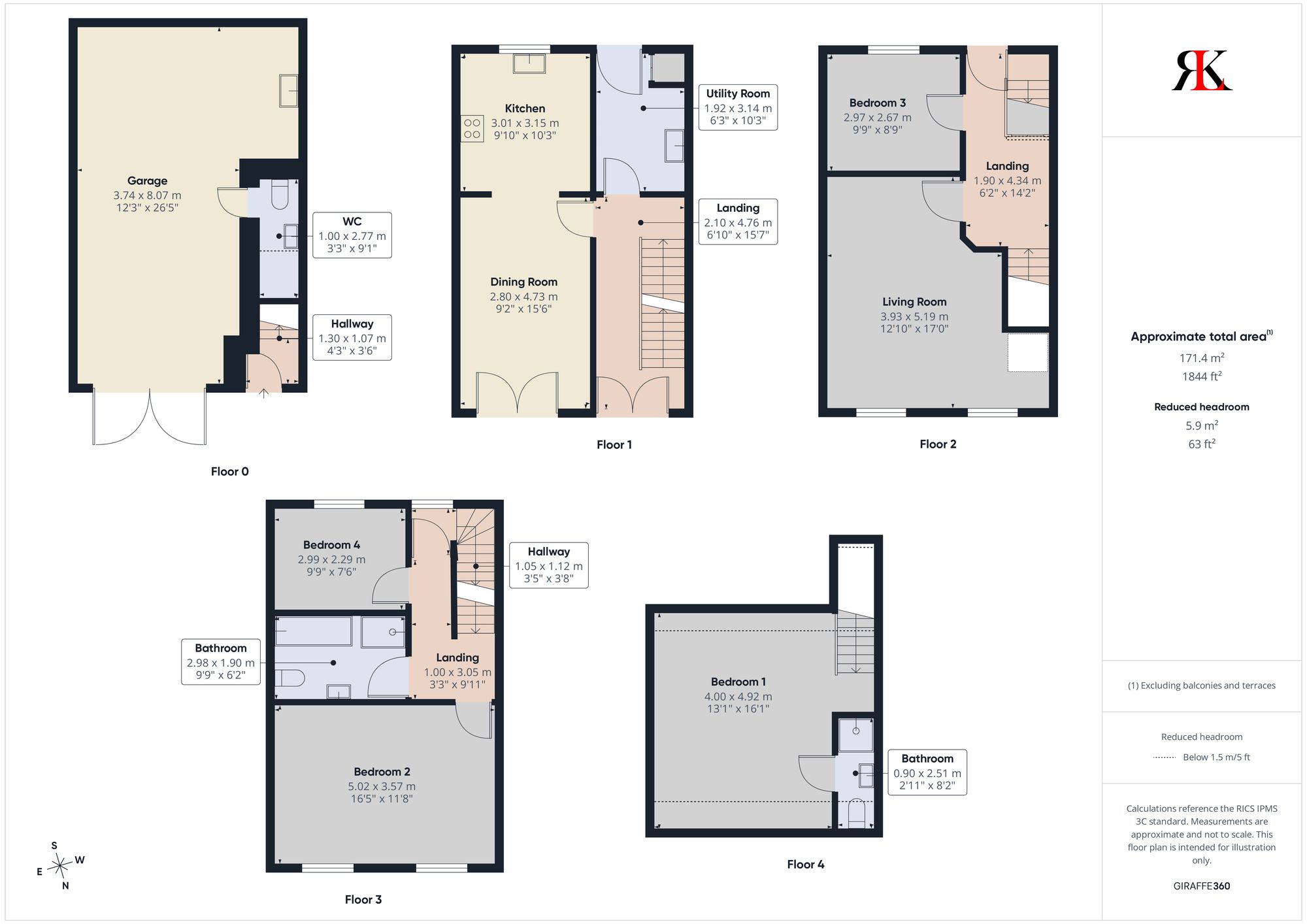 121 Kensington Gardens, Haverfordwest floorplan