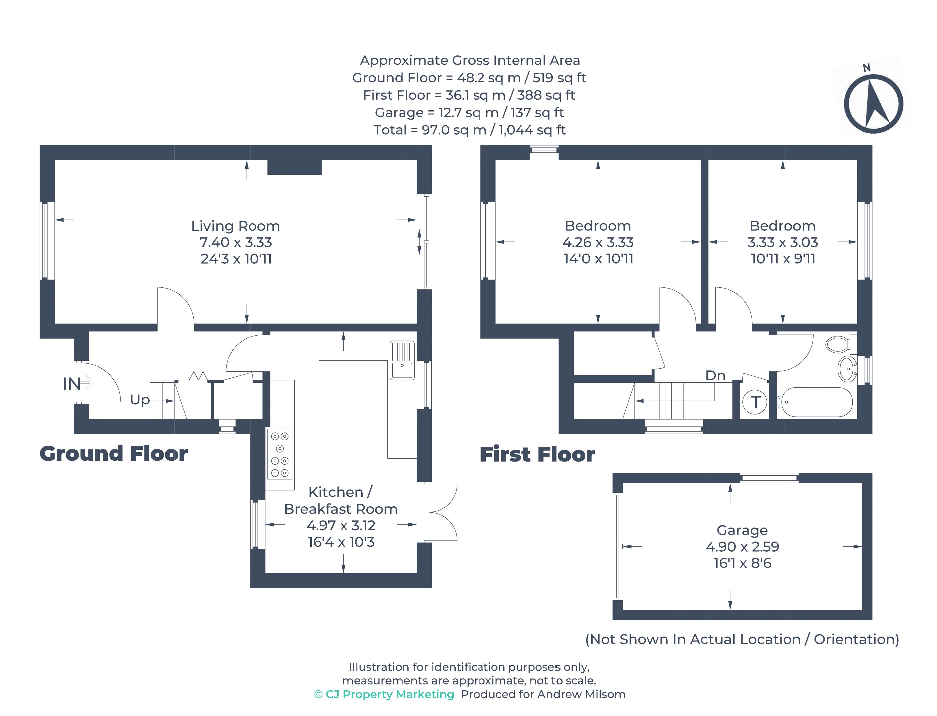 123, Newfield Gardens, Marlow floorplan