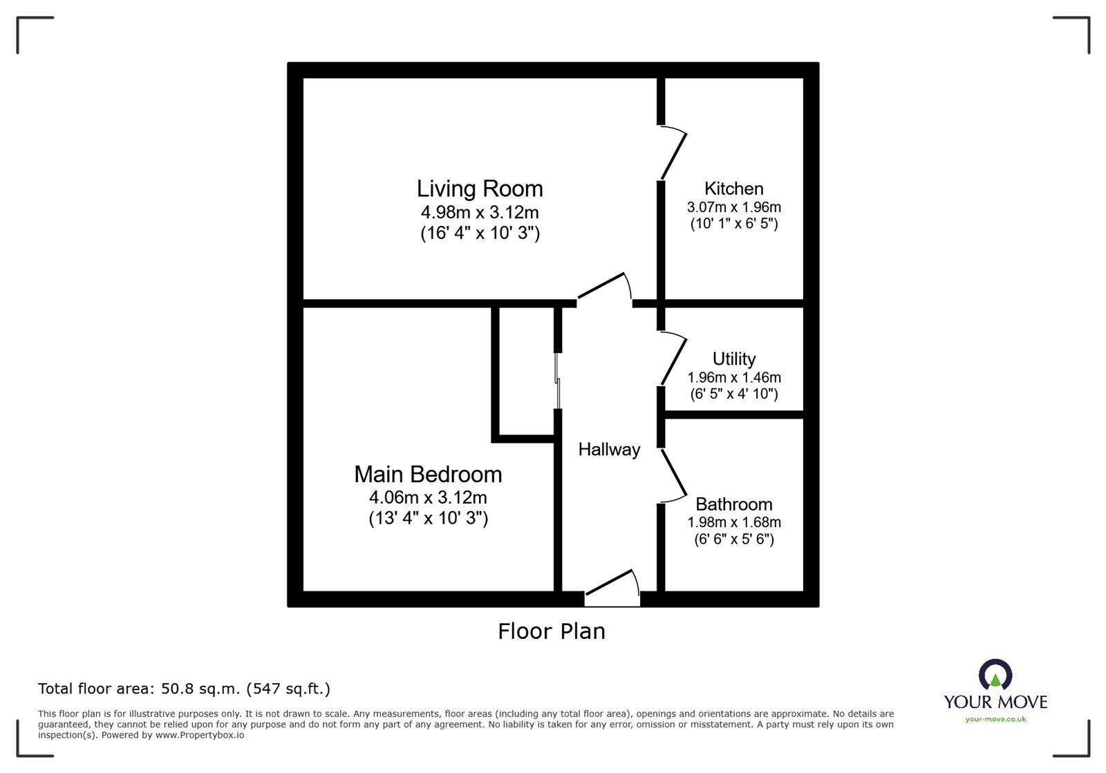 16, Wilton Court, Manchester floorplan