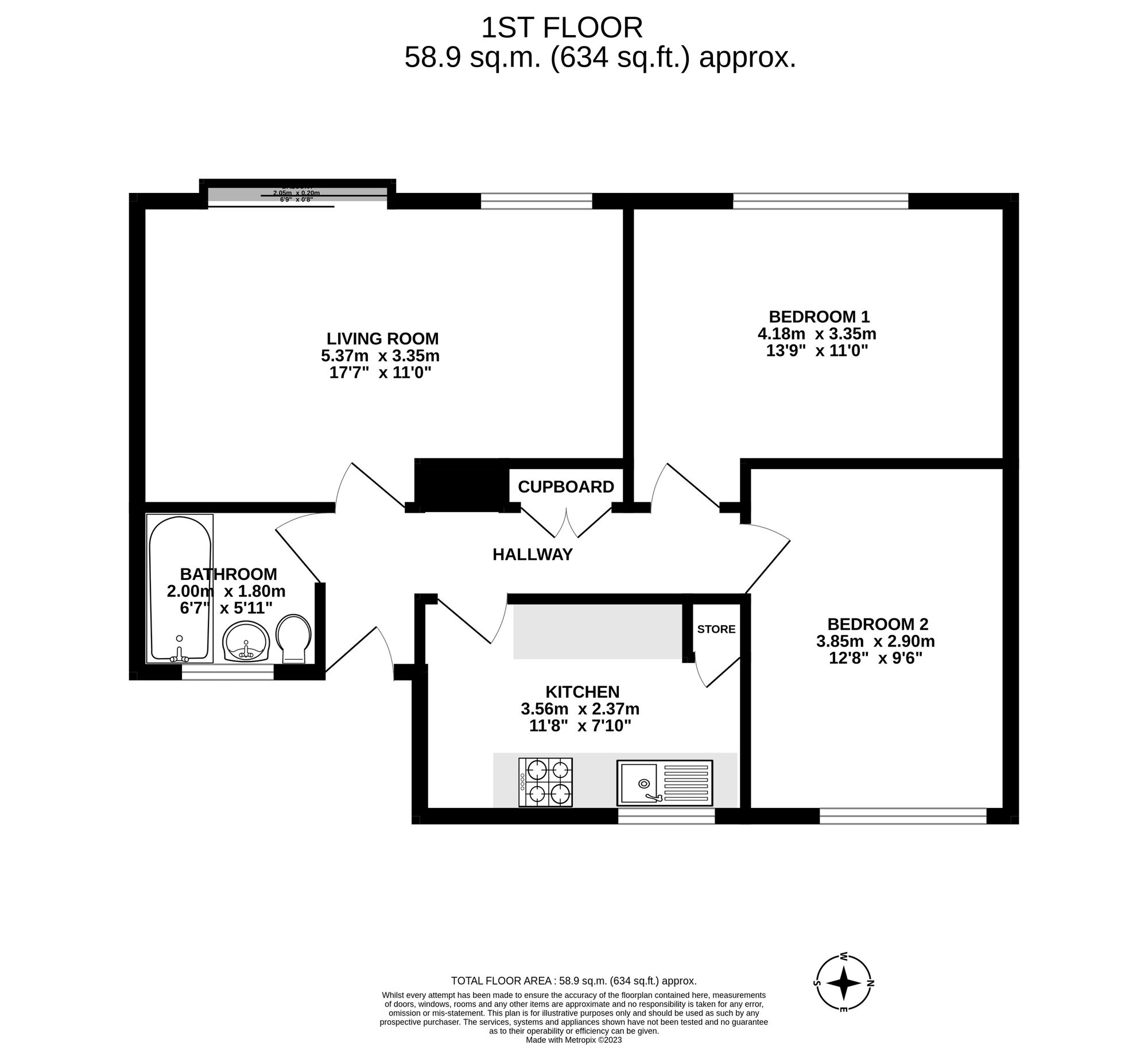 Rother Crescent, Crawley RH11, 2 bedroom for sale 64944391