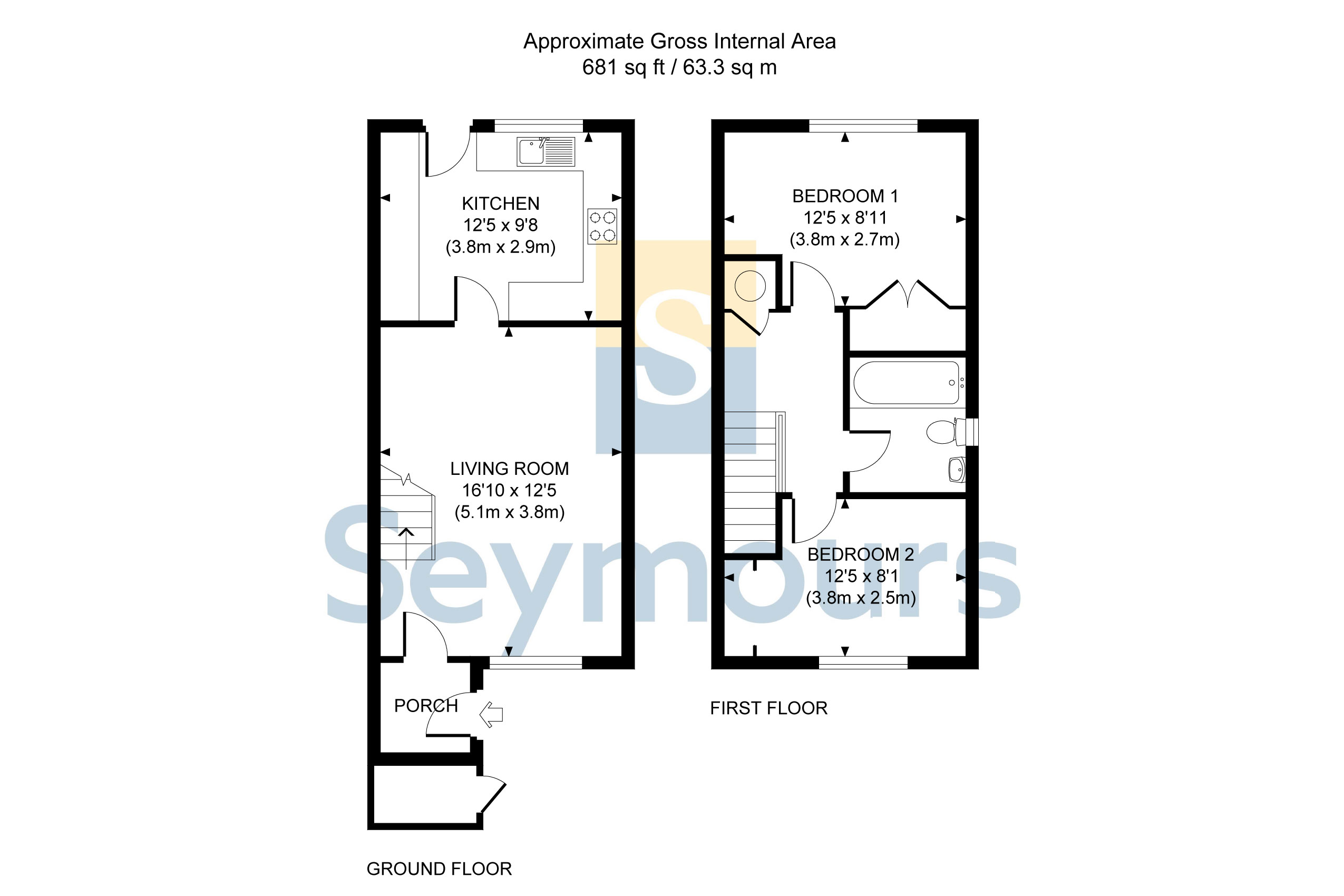 63, Bishops Wood, Surrey floorplan