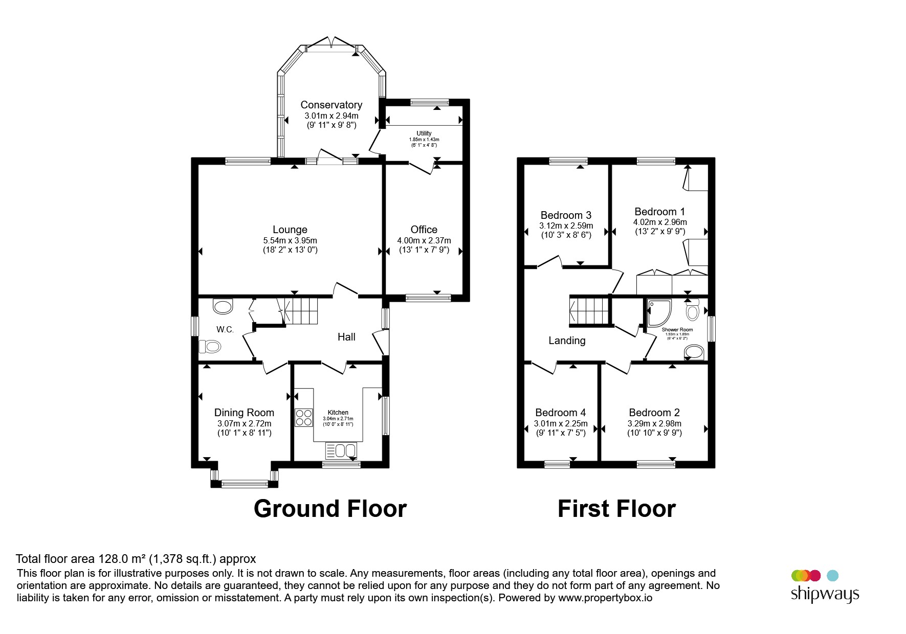 28, Serin Close, Kidderminster floorplan