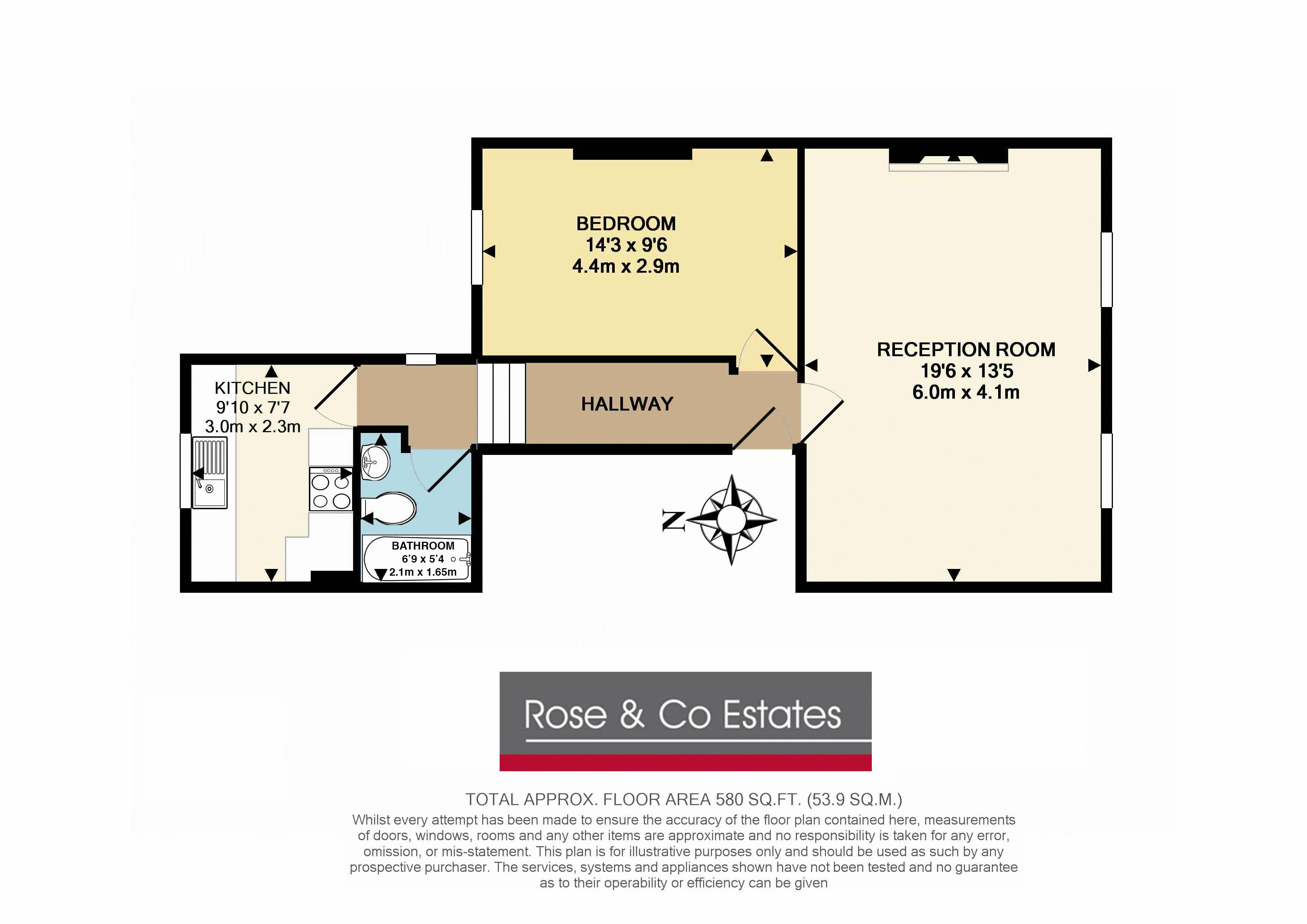 1 Bedrooms Flat to rent in Iverson Road, West Hampstead, London NW6