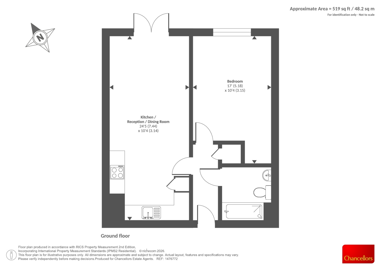 7 Vervain Court, 14, Pasteur Drive, Swindon floorplan