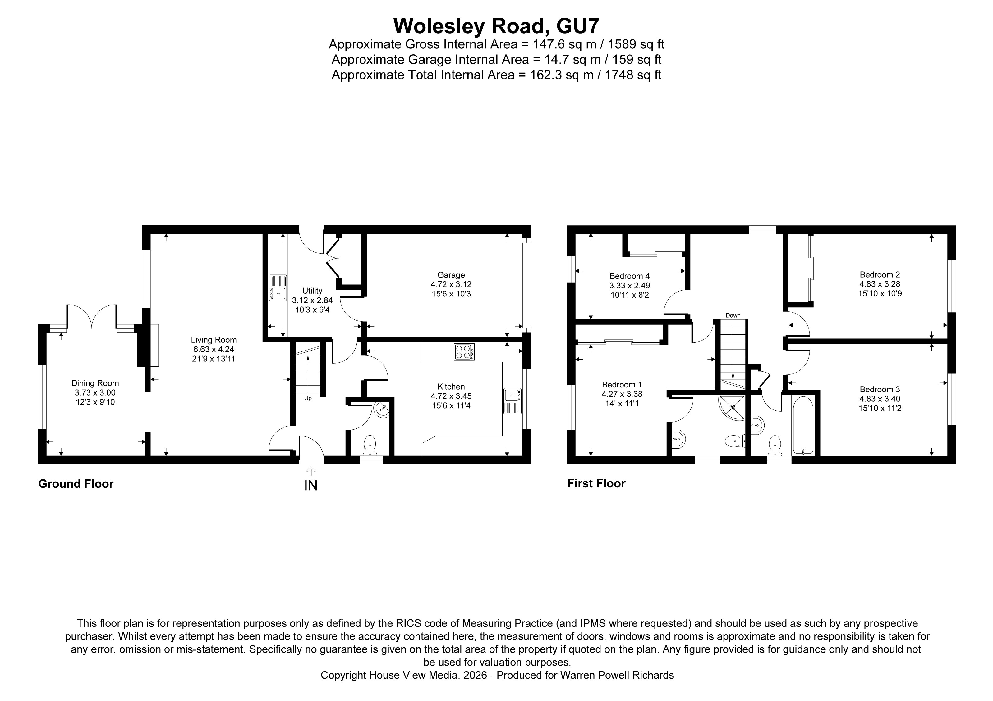 22, Wolseley Road, Surrey floorplan