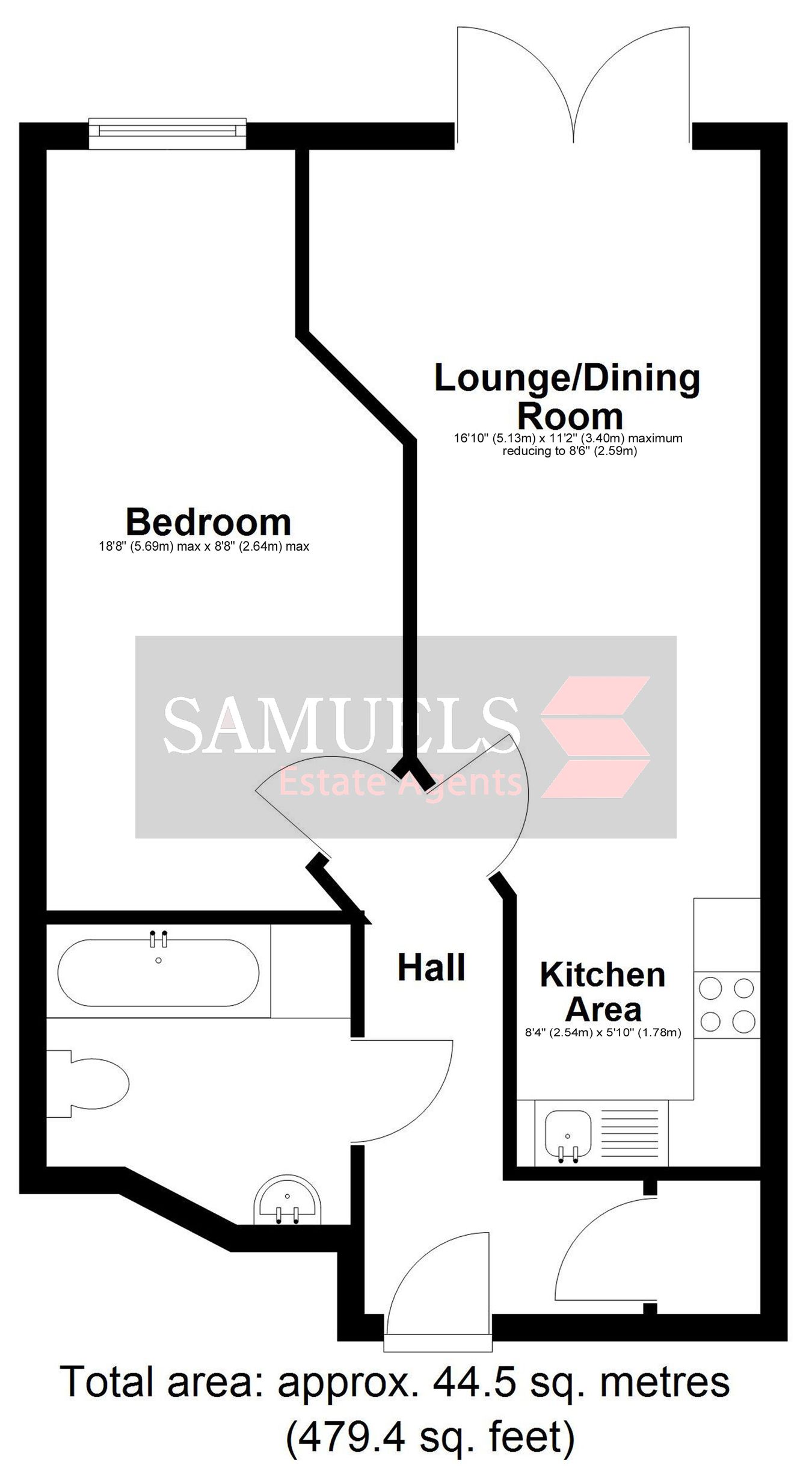 11 Gilbert House, Red Lion Lane, Exeter floorplan