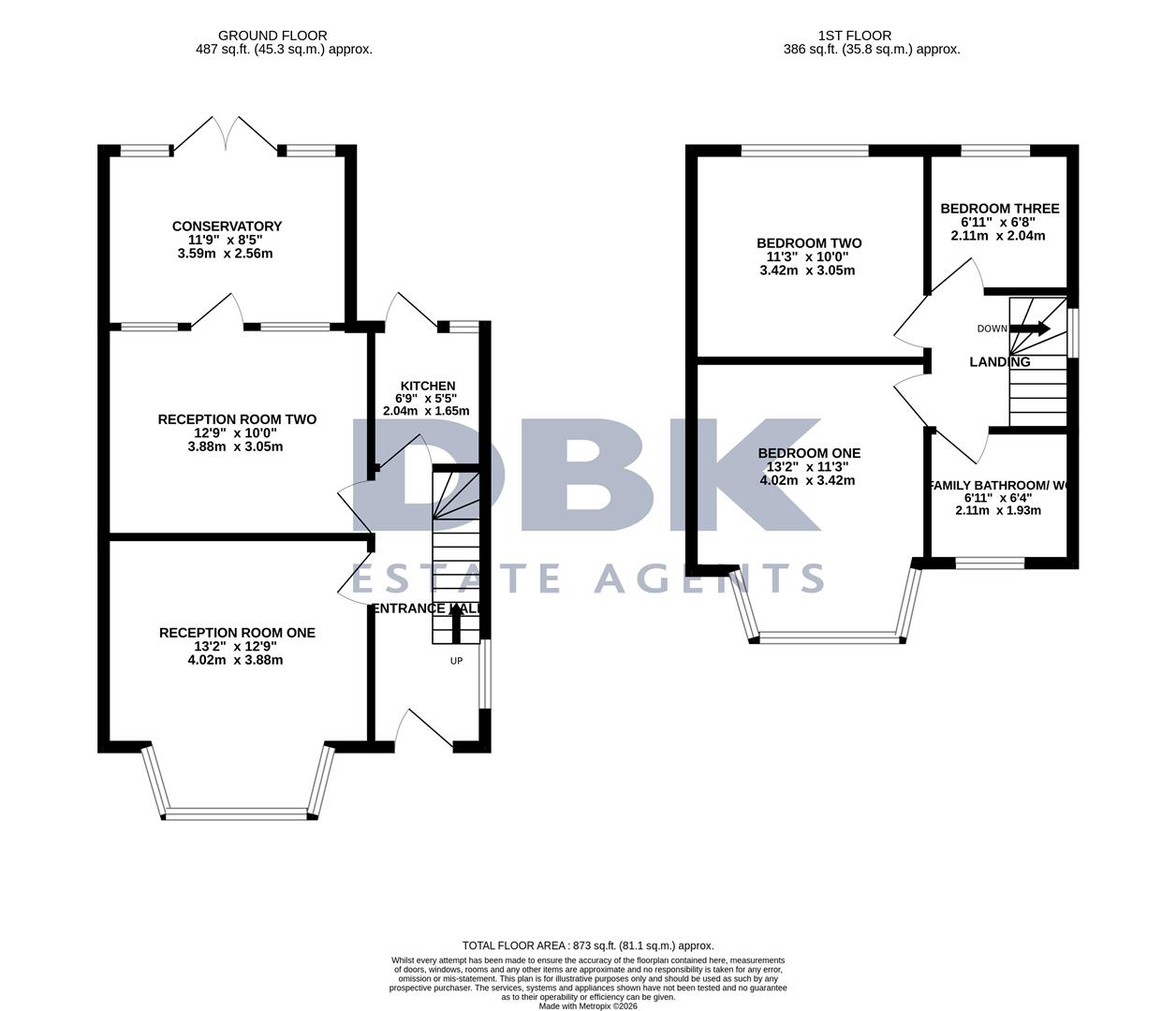 13, The Greenway, Hounslow floorplan