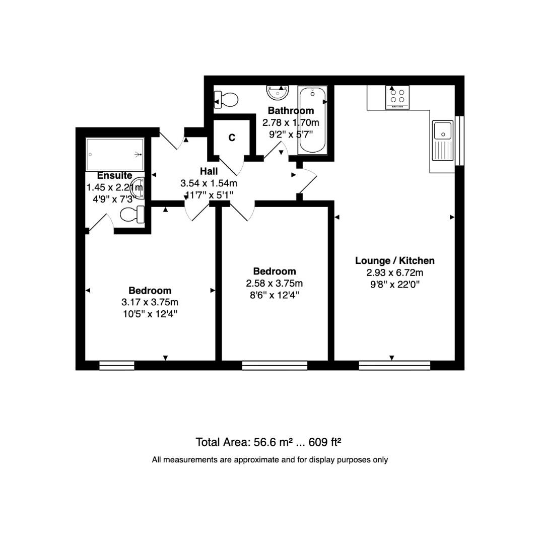 Flat 17, 613 Stanningley Road, Leeds floorplan