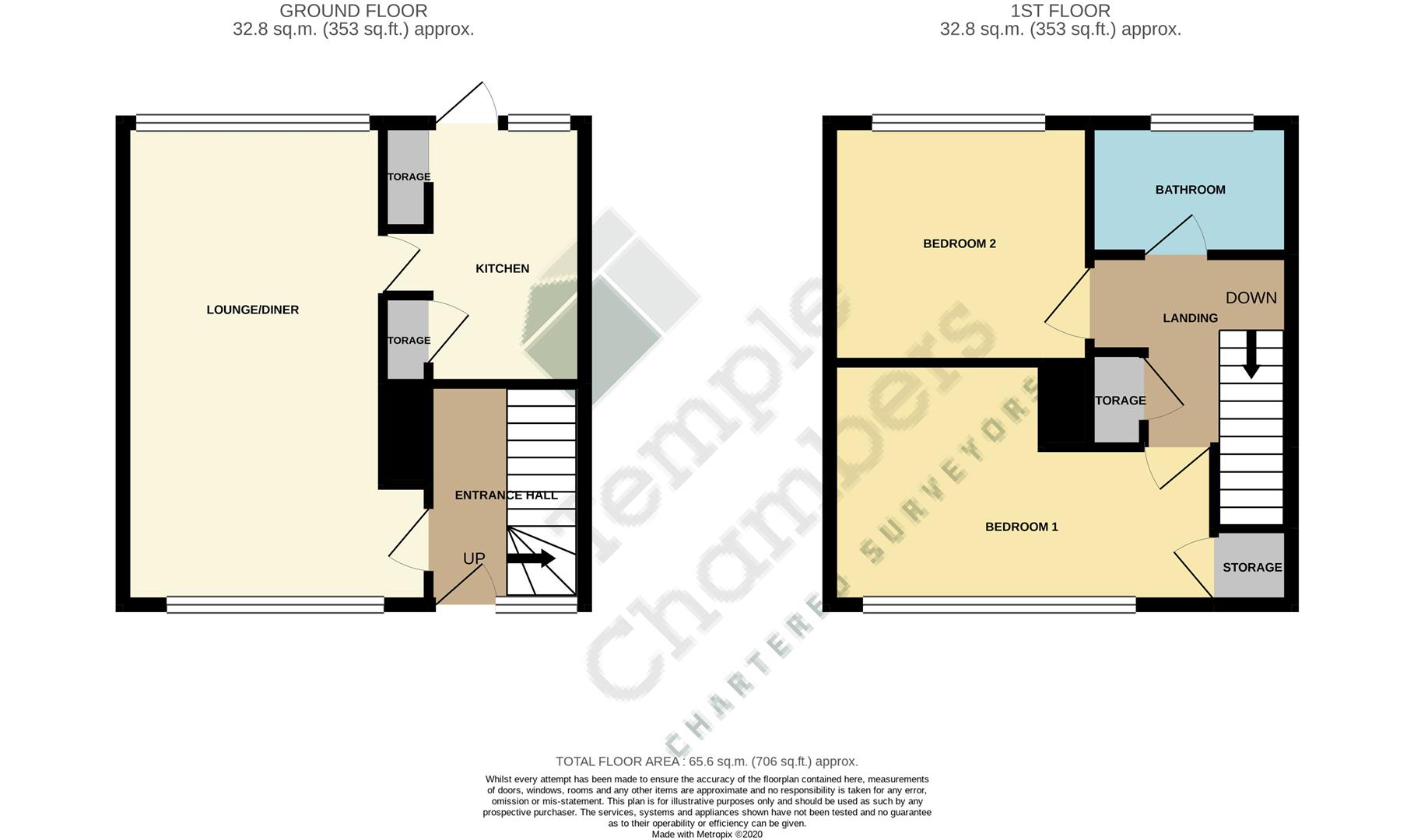 78, Little Grove Field, Harlow floorplan